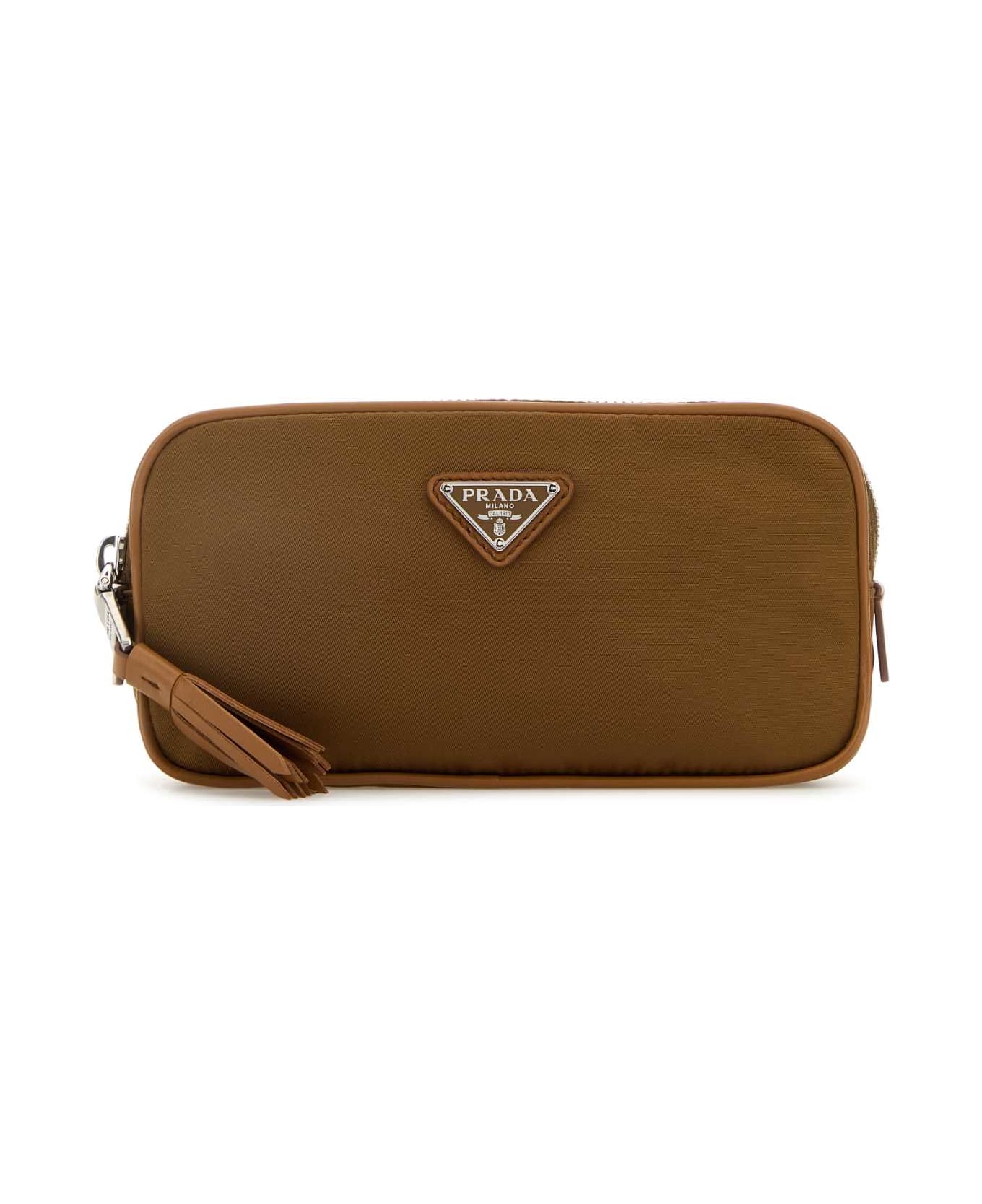 Prada Biscuit Re-nylon Belt Bag - BRANDY