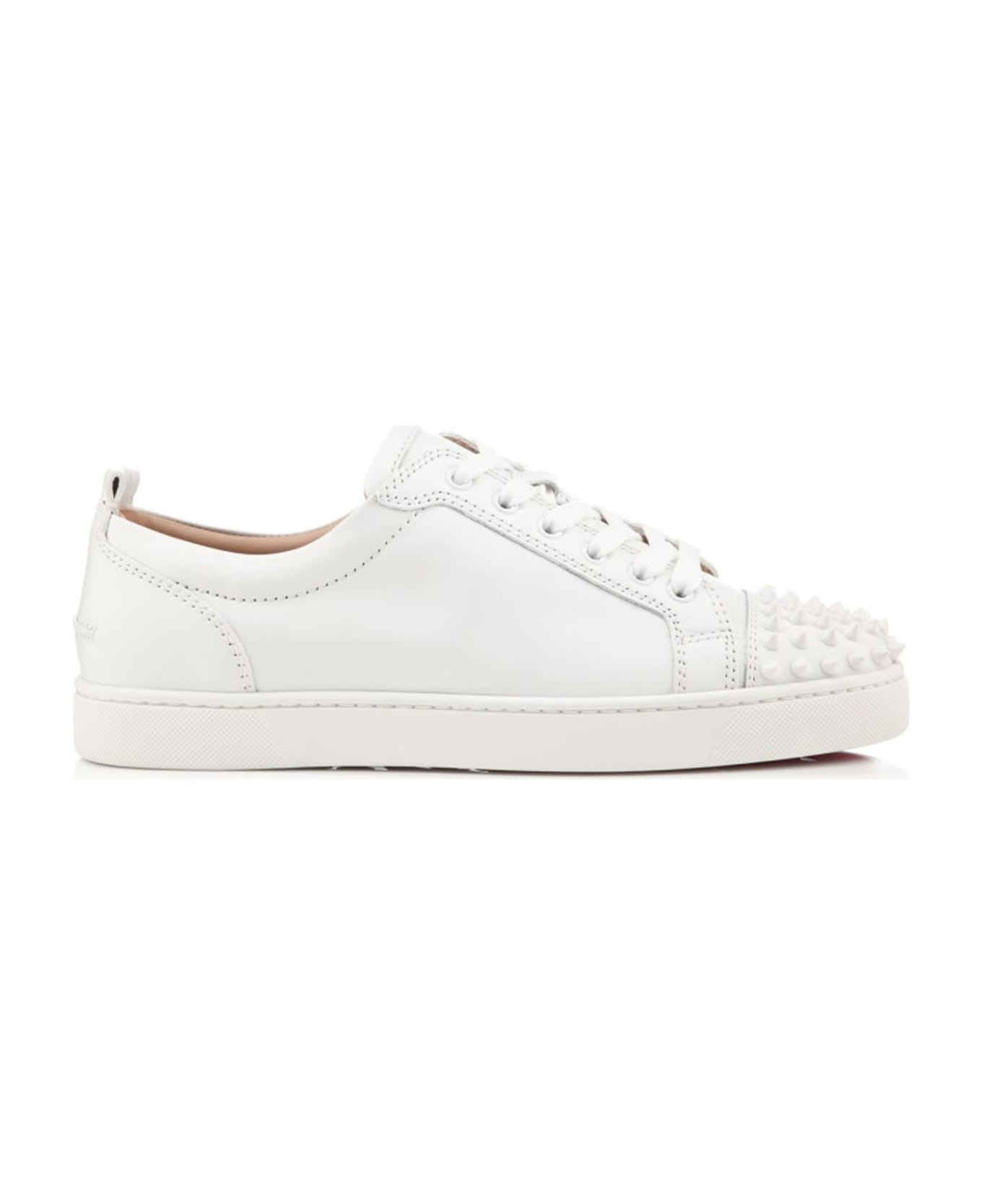 Christian Louboutin Louis Sneakers With Spikes - WHITE WHITE