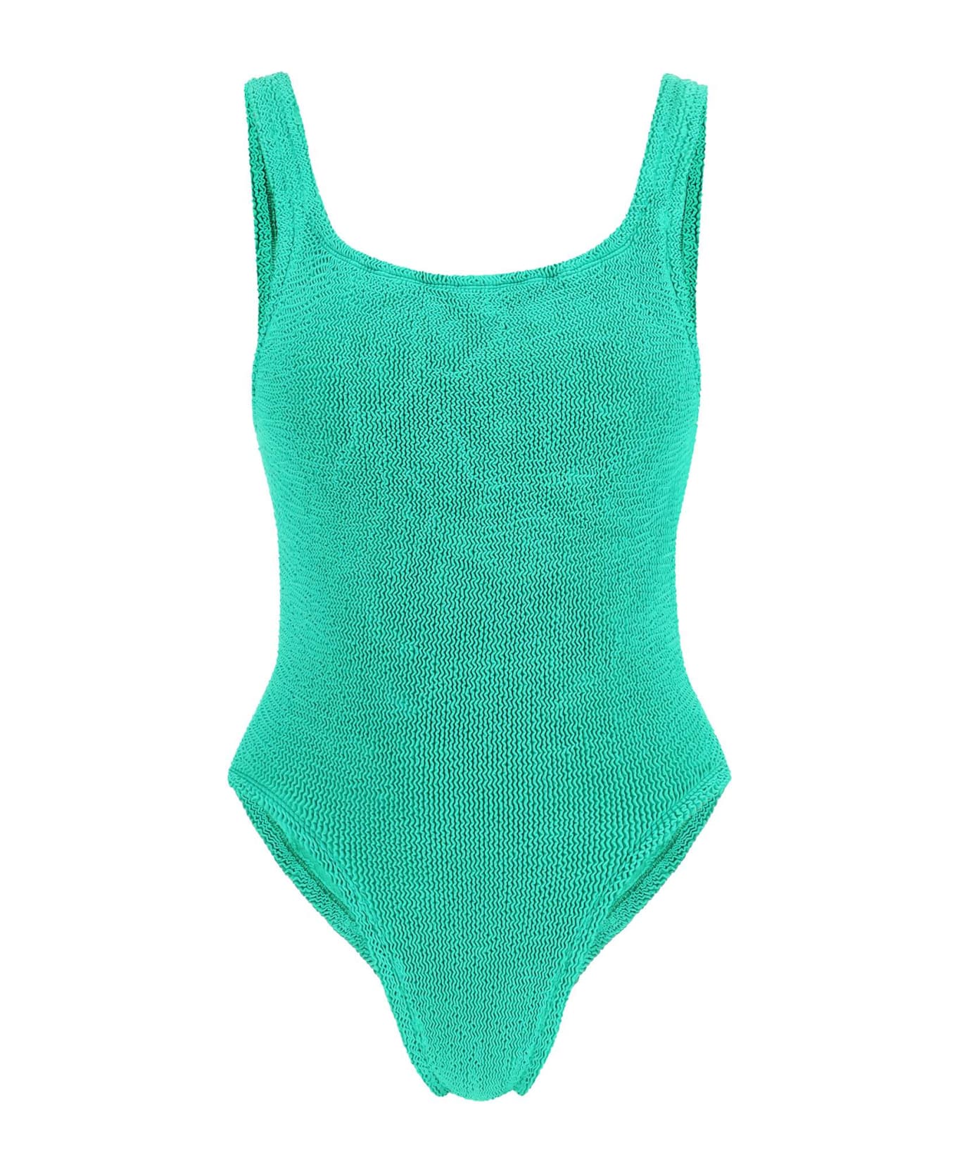 Hunza G Square Neck Swimsuit - EMERALD (Green)