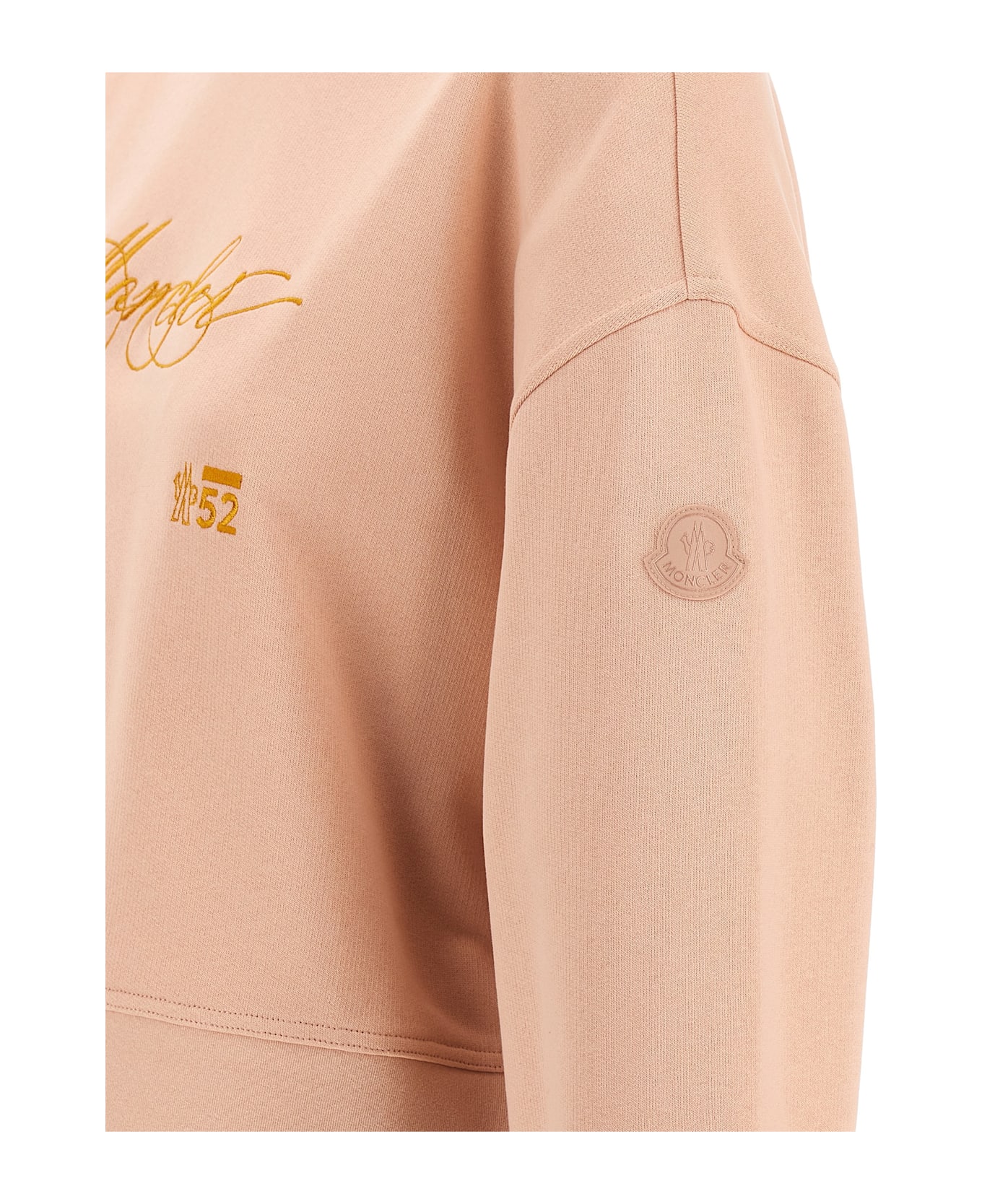 Moncler Embroidery Sweatshirt - Pink