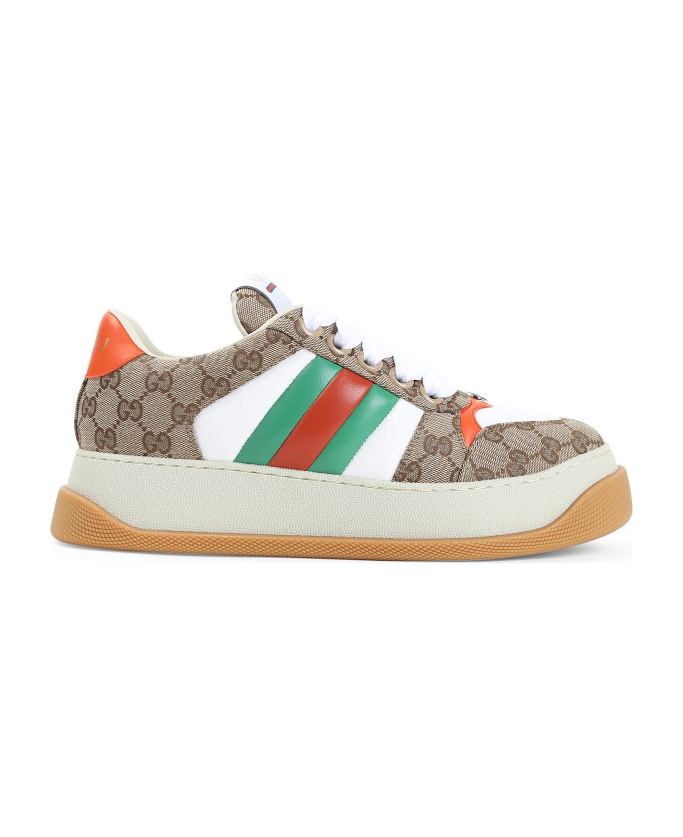 Gucci Double Screener Sneakers - Gg To Gg