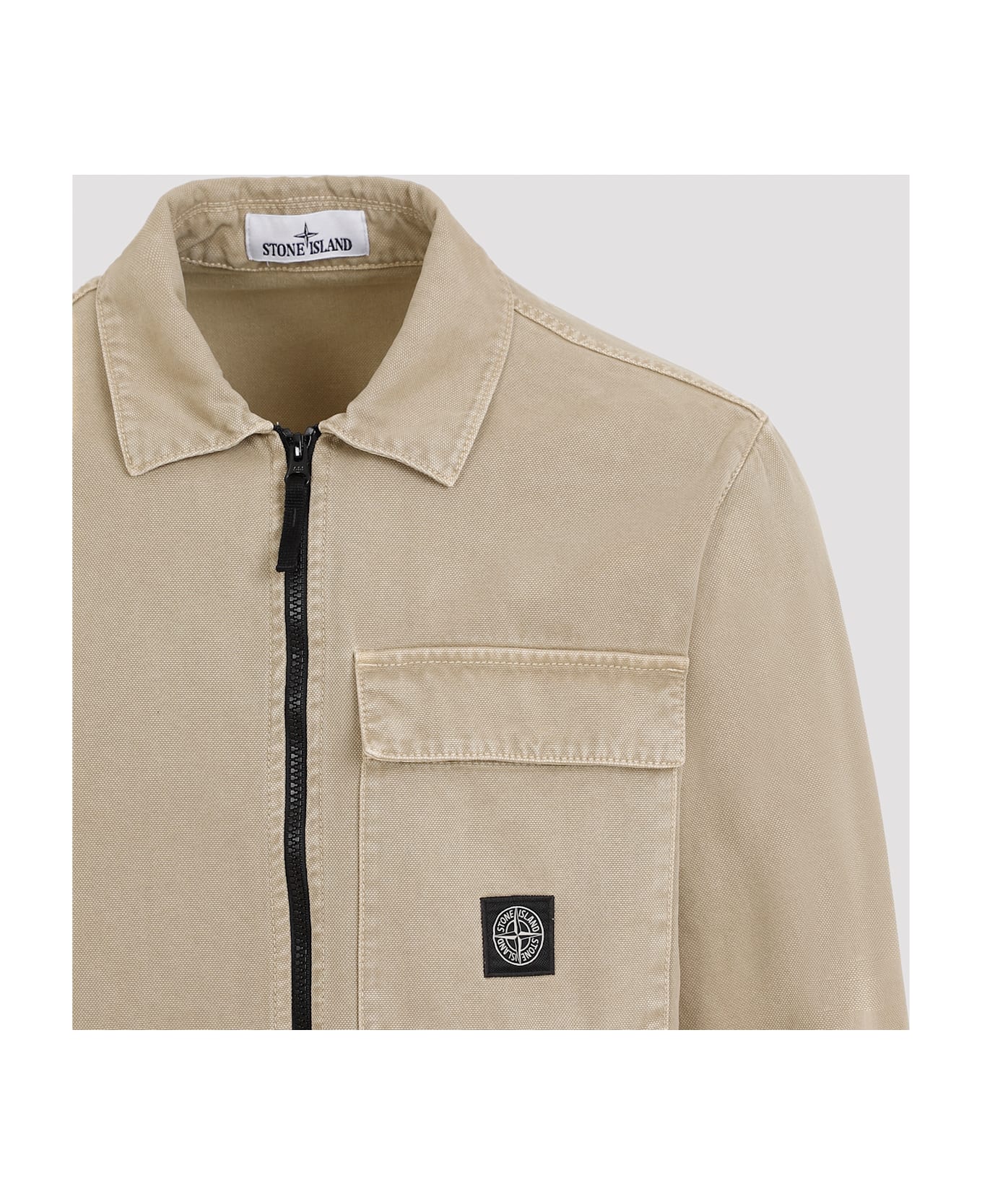 Stone Island Overshirt Jacket - NEUTRALS