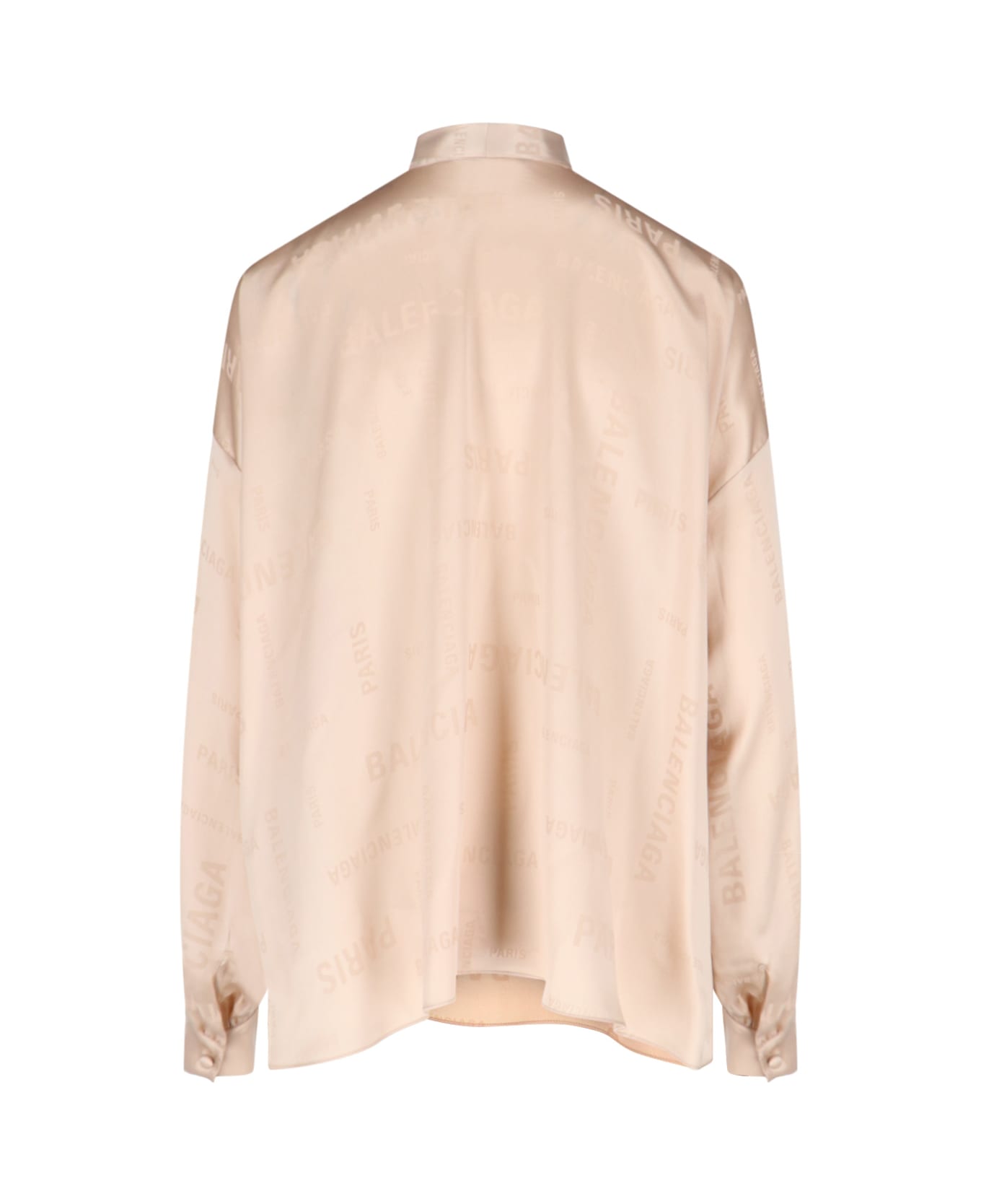 Balenciaga Silk Shirt - Beige