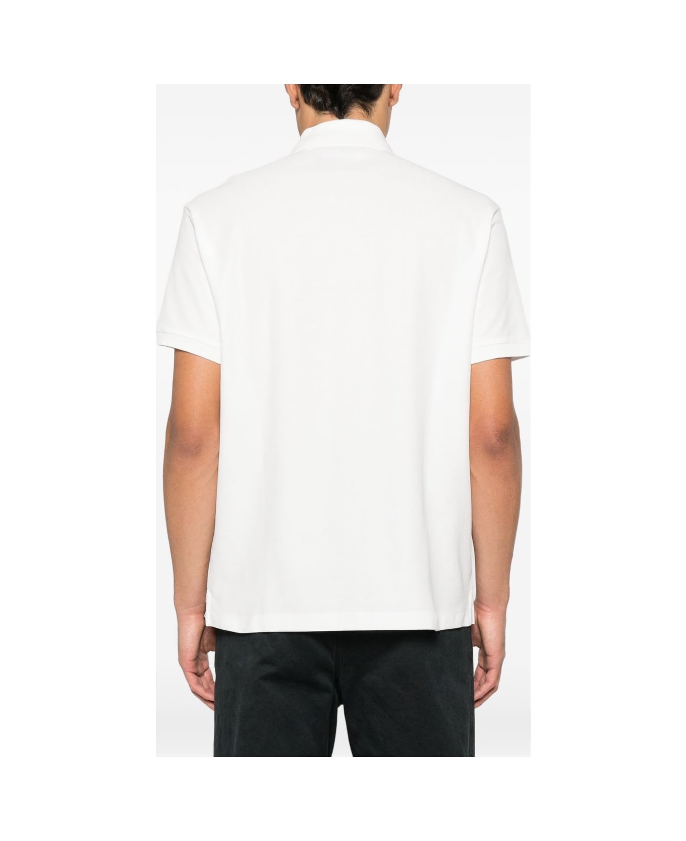 Emporio Armani Cotton Polo Shirt - White