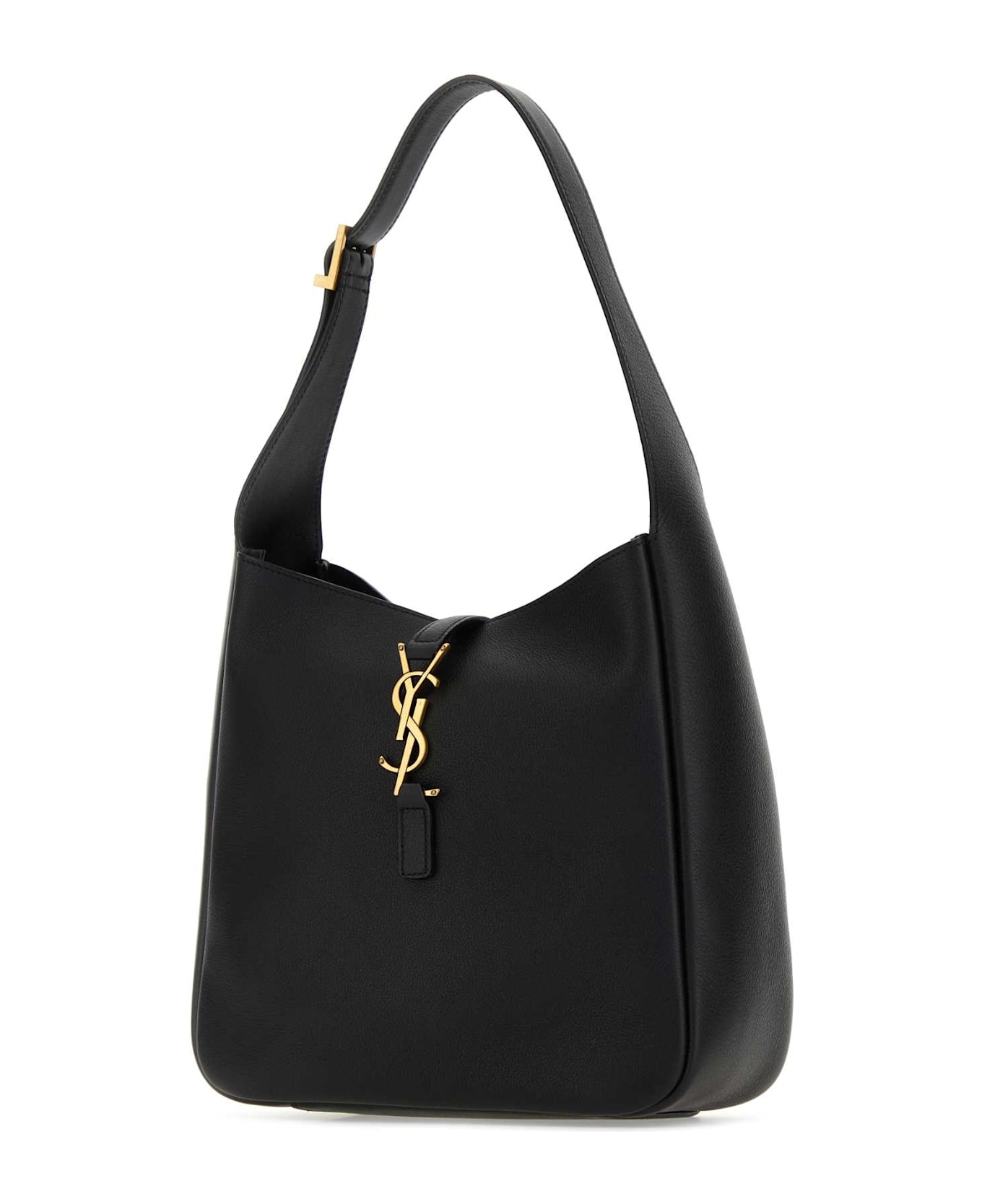 Saint Laurent Black Leather Small Le 5 ã  7 Soft Shoulder Bag - NERO