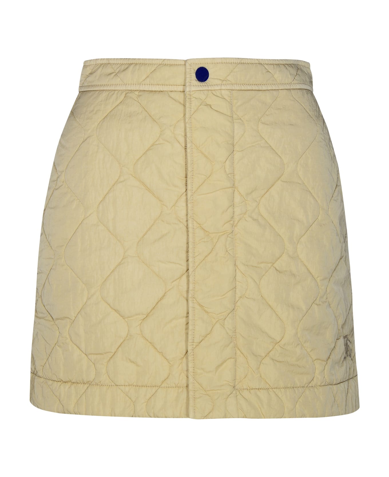 Burberry Beige Nylon Miniskirt - White