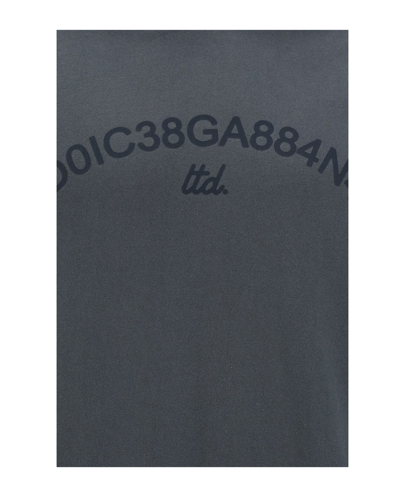 Dolce & Gabbana Sweatshirt With Logo - Grigio