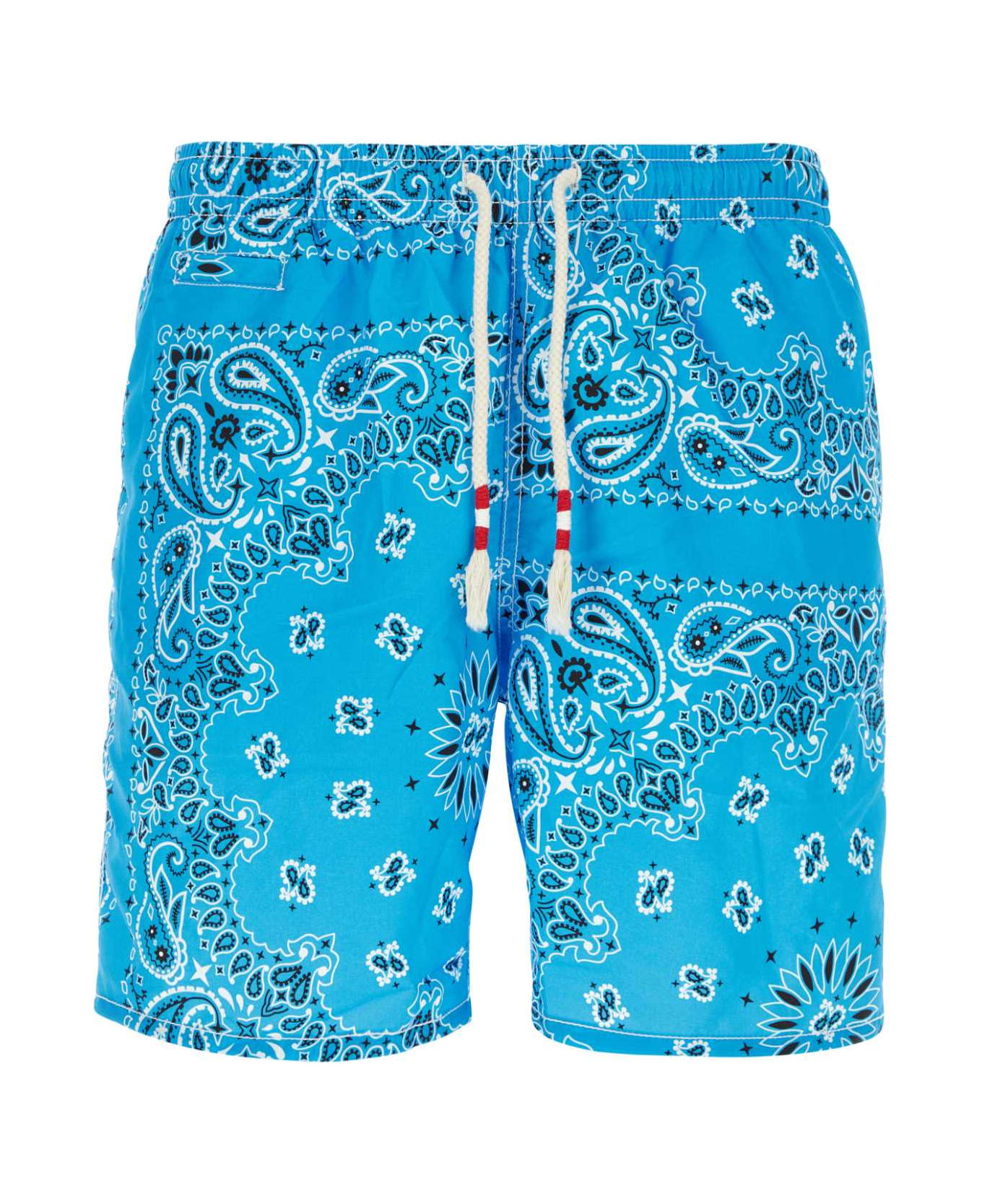 MC2 Saint Barth Printed Polyester Swimming Shorts - 3201