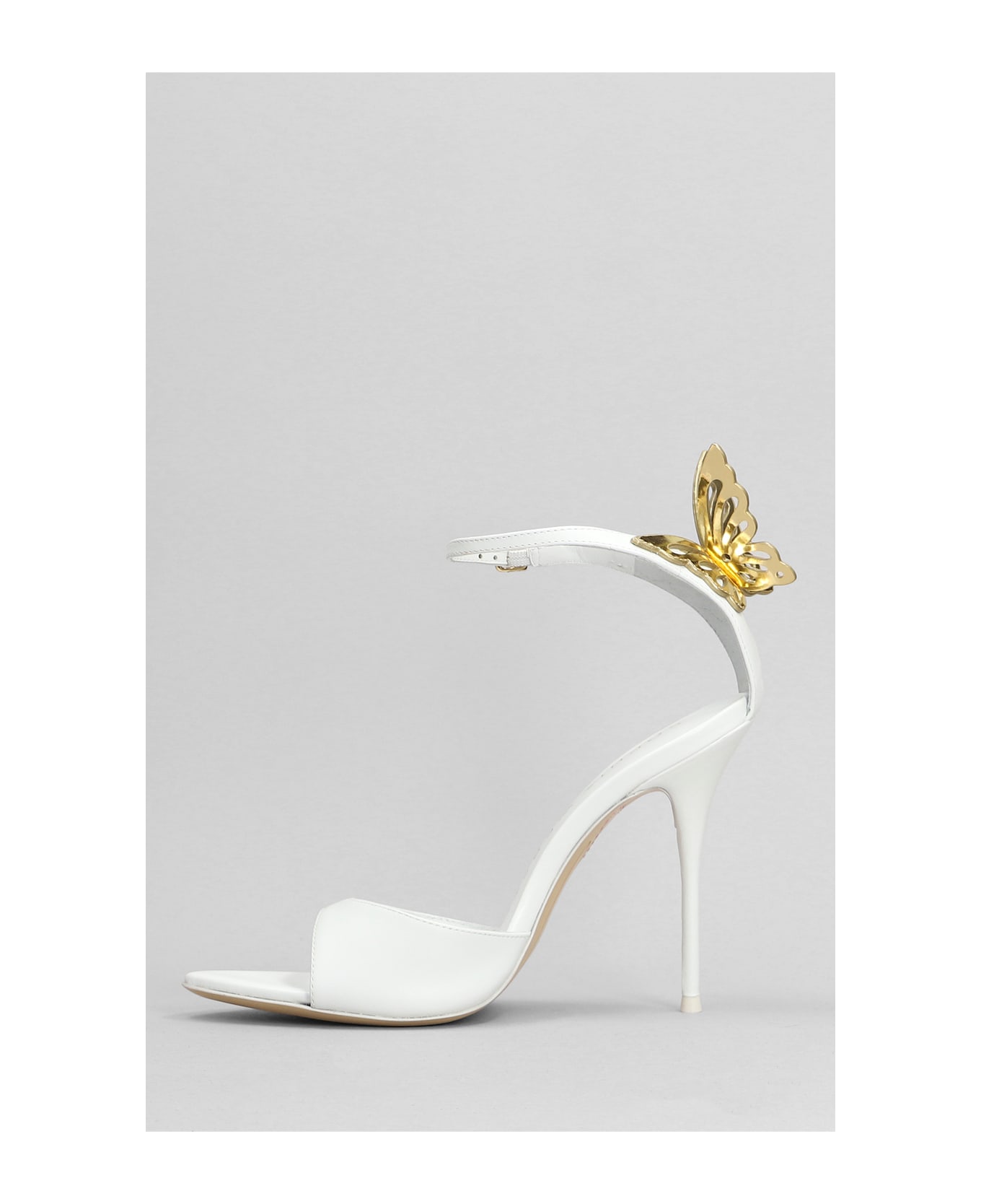 Sophia Webster Aura Sandals In White Leather - white