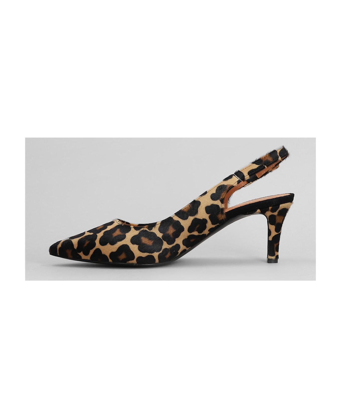 Via Roma 15 Pumps In Animalier Pony Skin - Animalier