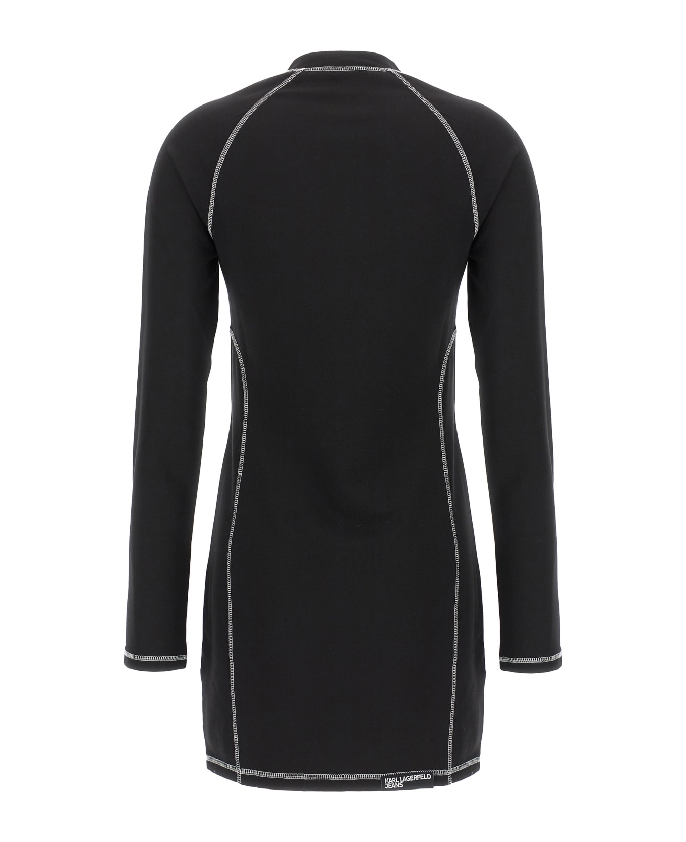 Karl Lagerfeld Logo Dress - Black   ワンピース＆ドレス