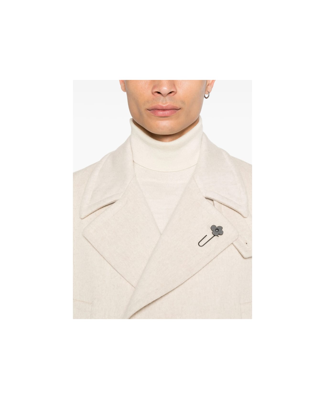 Lardini Coat - NEUTRALS
