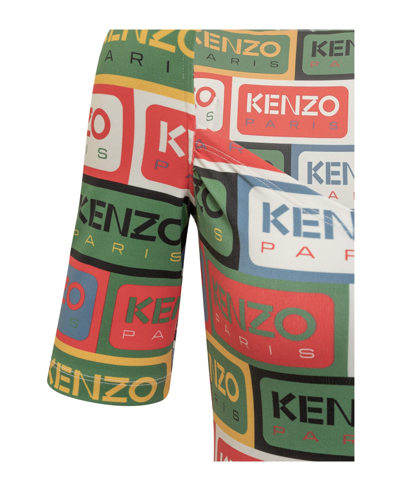 Kenzo Bodycon Dress ' Labels' - Multicolor
