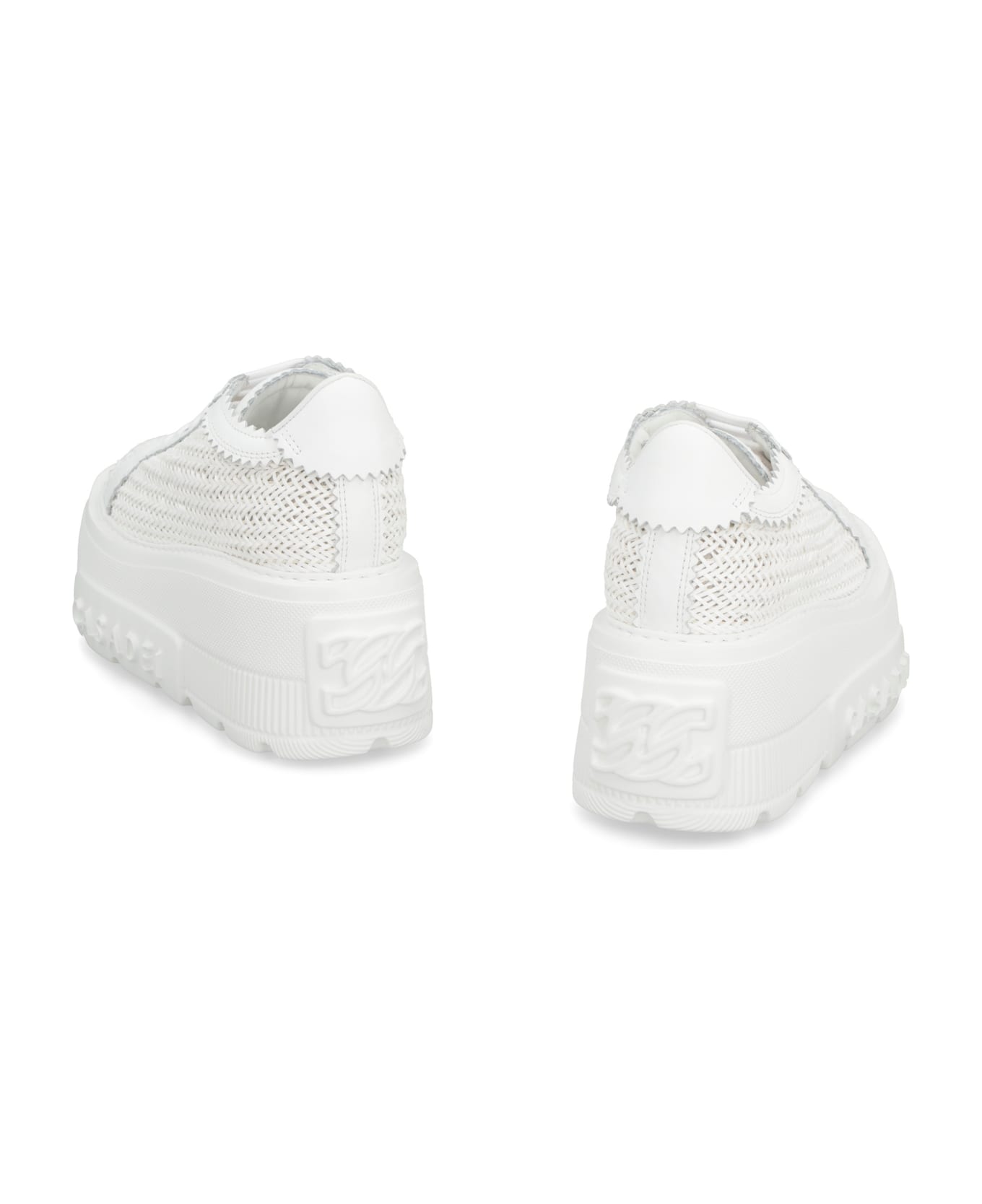 Casadei Hanoi Platform Sneakers - White