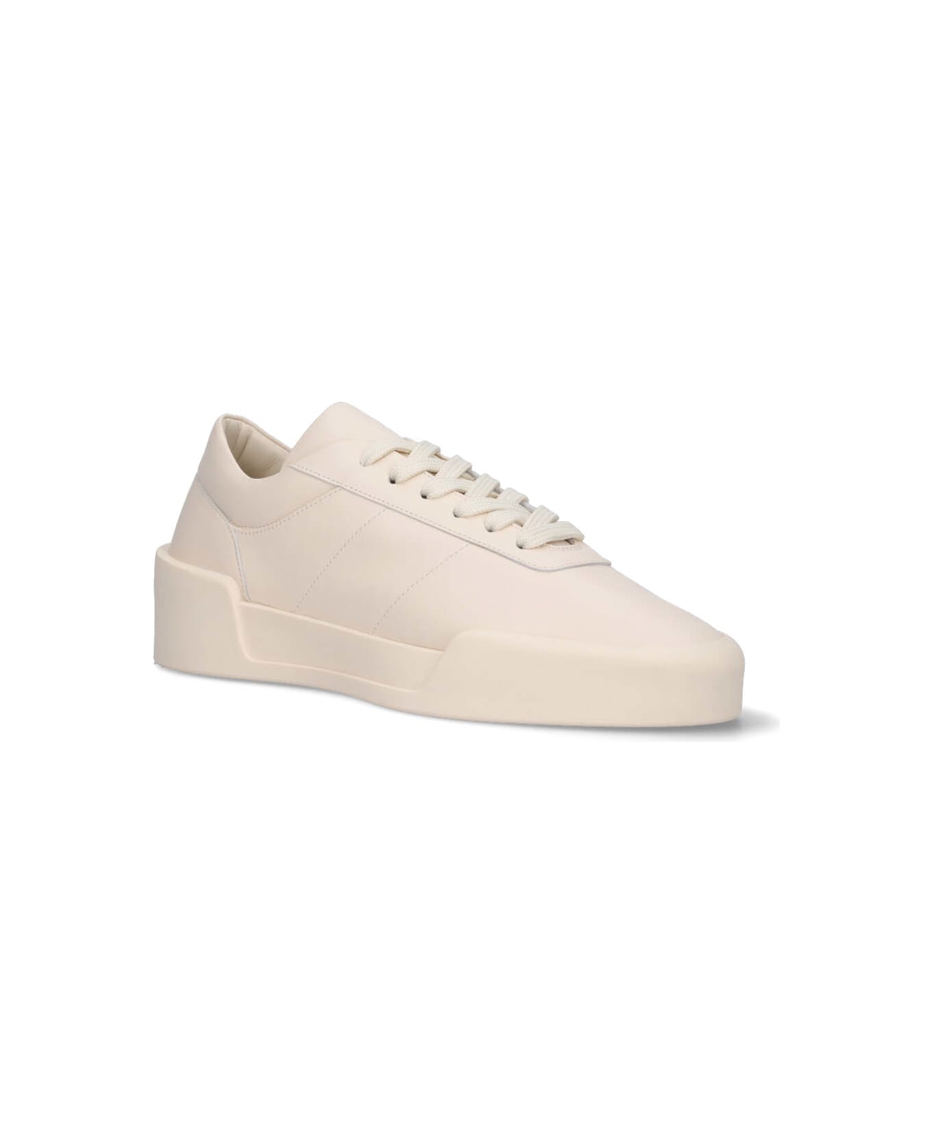 Fear of God 'aerobic Low' Sneakers - Crema