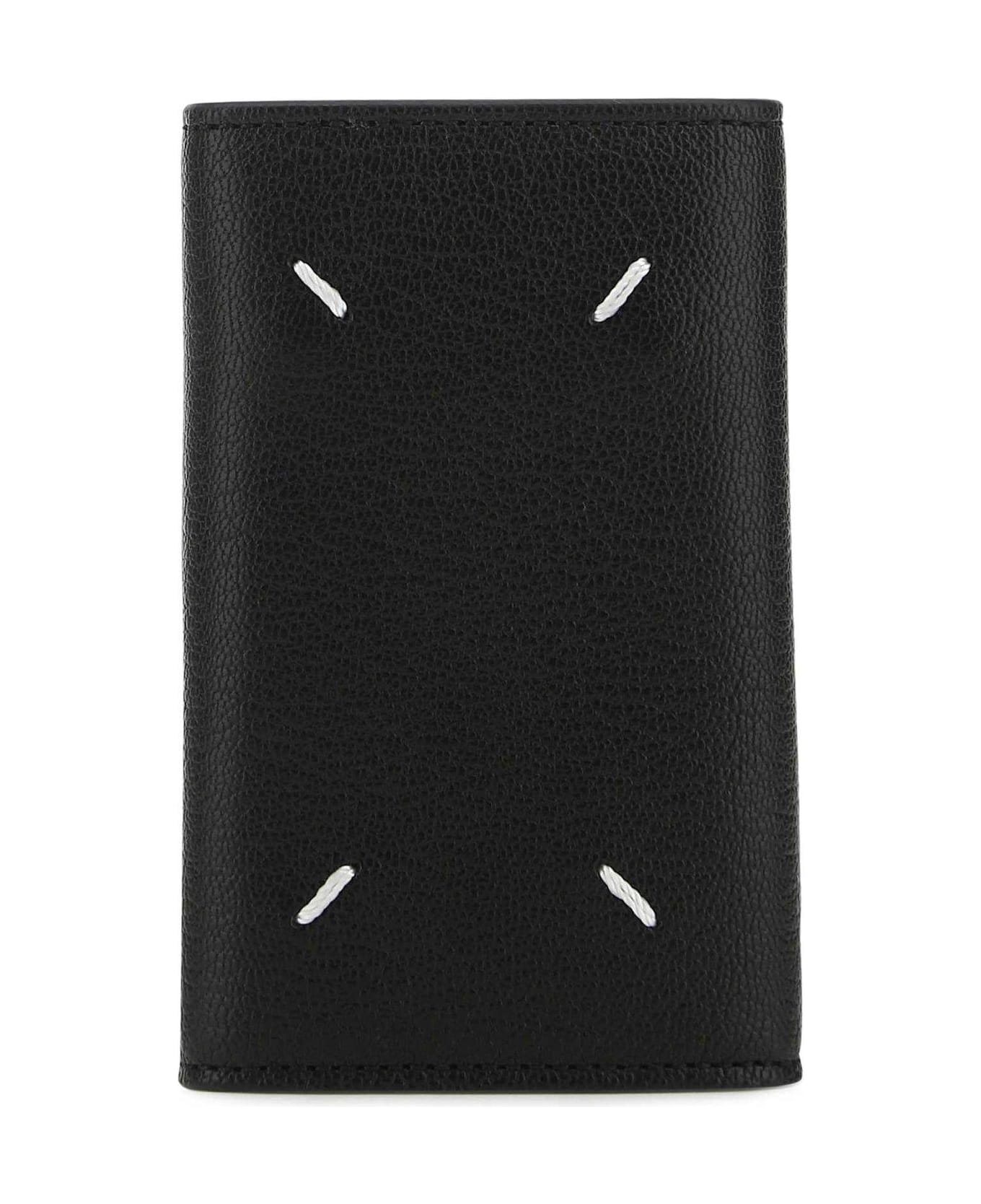 Maison Margiela Four-stitch Press-stud Fastened Keyring Holder - BLACK