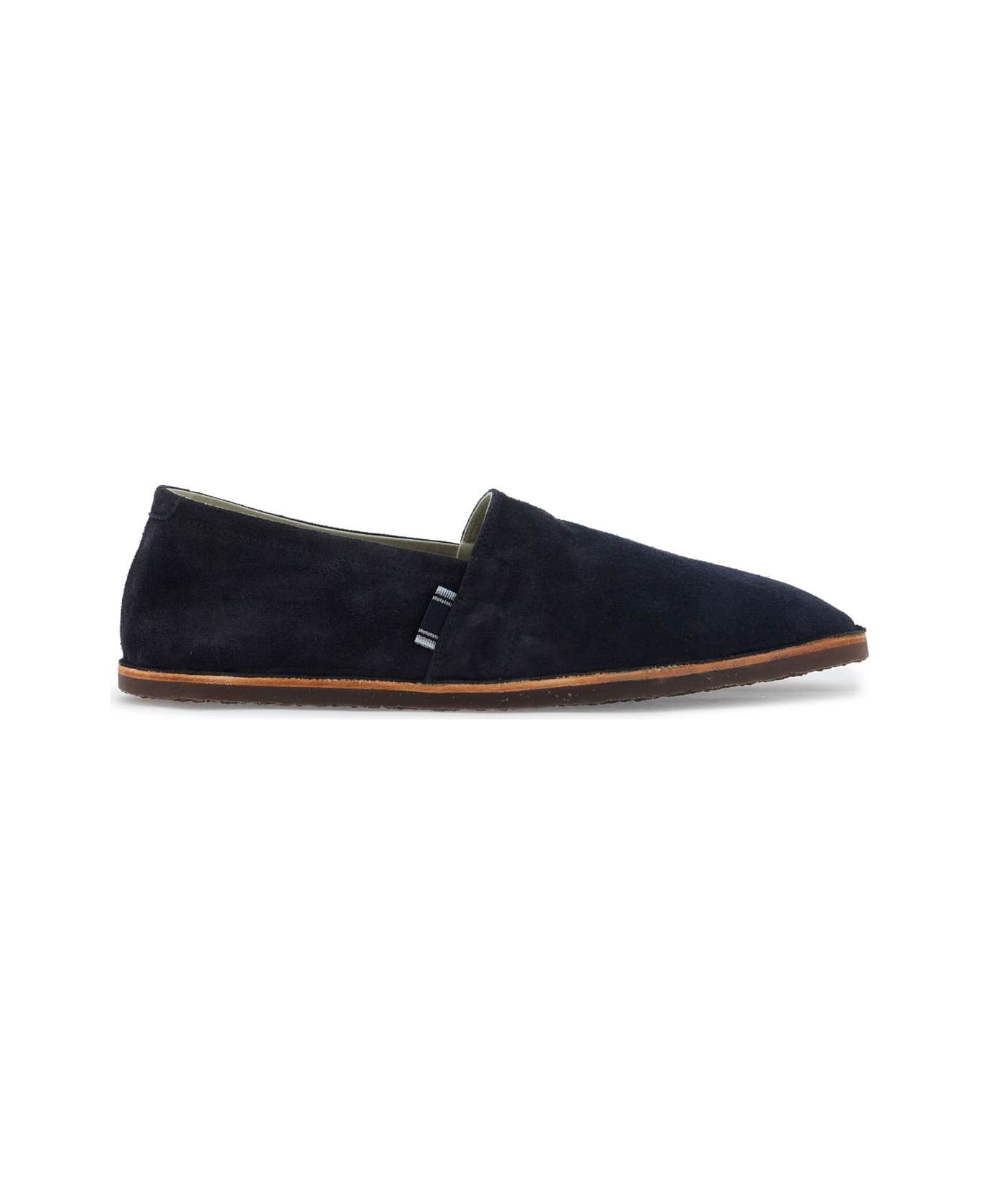 Brunello Cucinelli Suede Espad - BLUE (Blue)