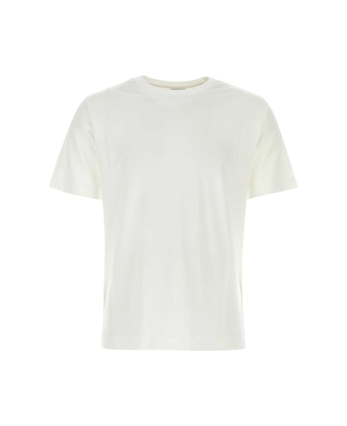 Dries Van Noten Short Sleeved Crewneck T-shirt - Bianco シャツ