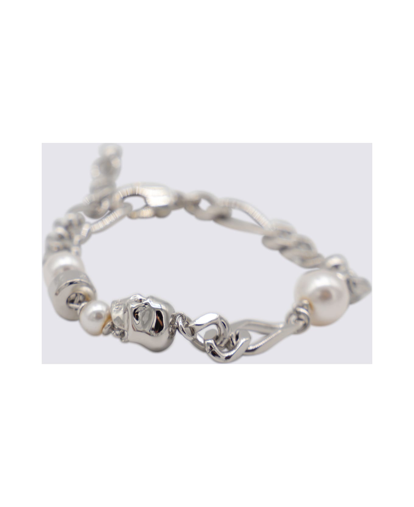 Alexander McQueen Silver Metal Bracelet - SILVER
