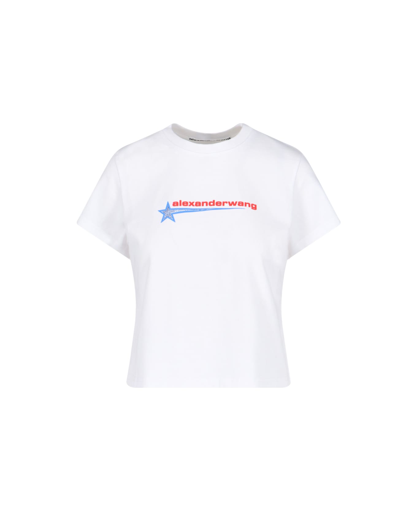 Alexander Wang 
shrunken
 T-shirt - White