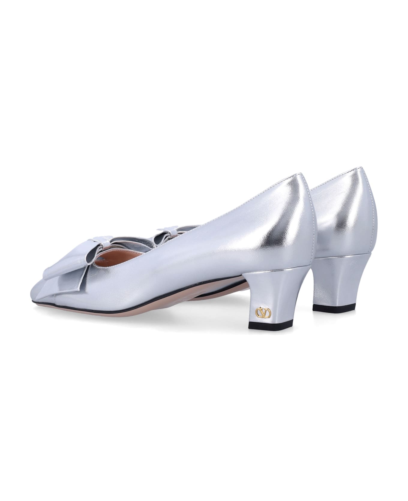 Valentino Garavani Bowow Pumps - SILVER