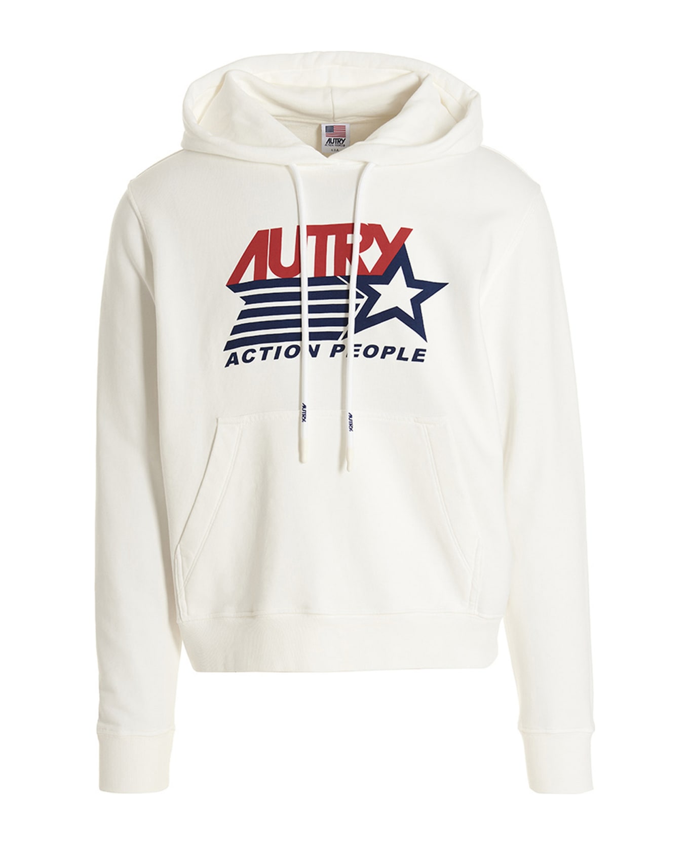 Autry Iconic Action Hoodie - WHITE フリース