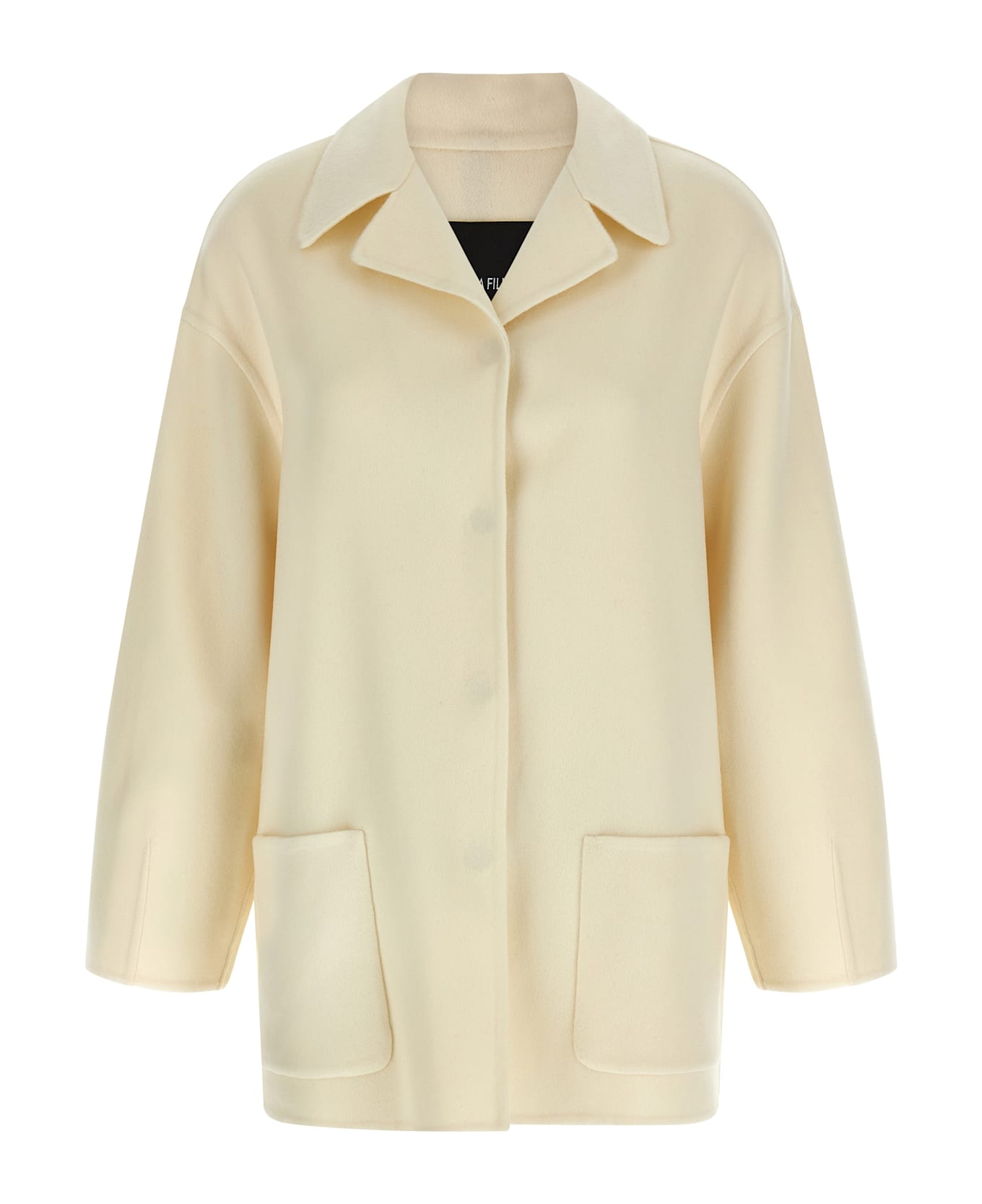 Fabiana Filippi Cashmere Coat - White