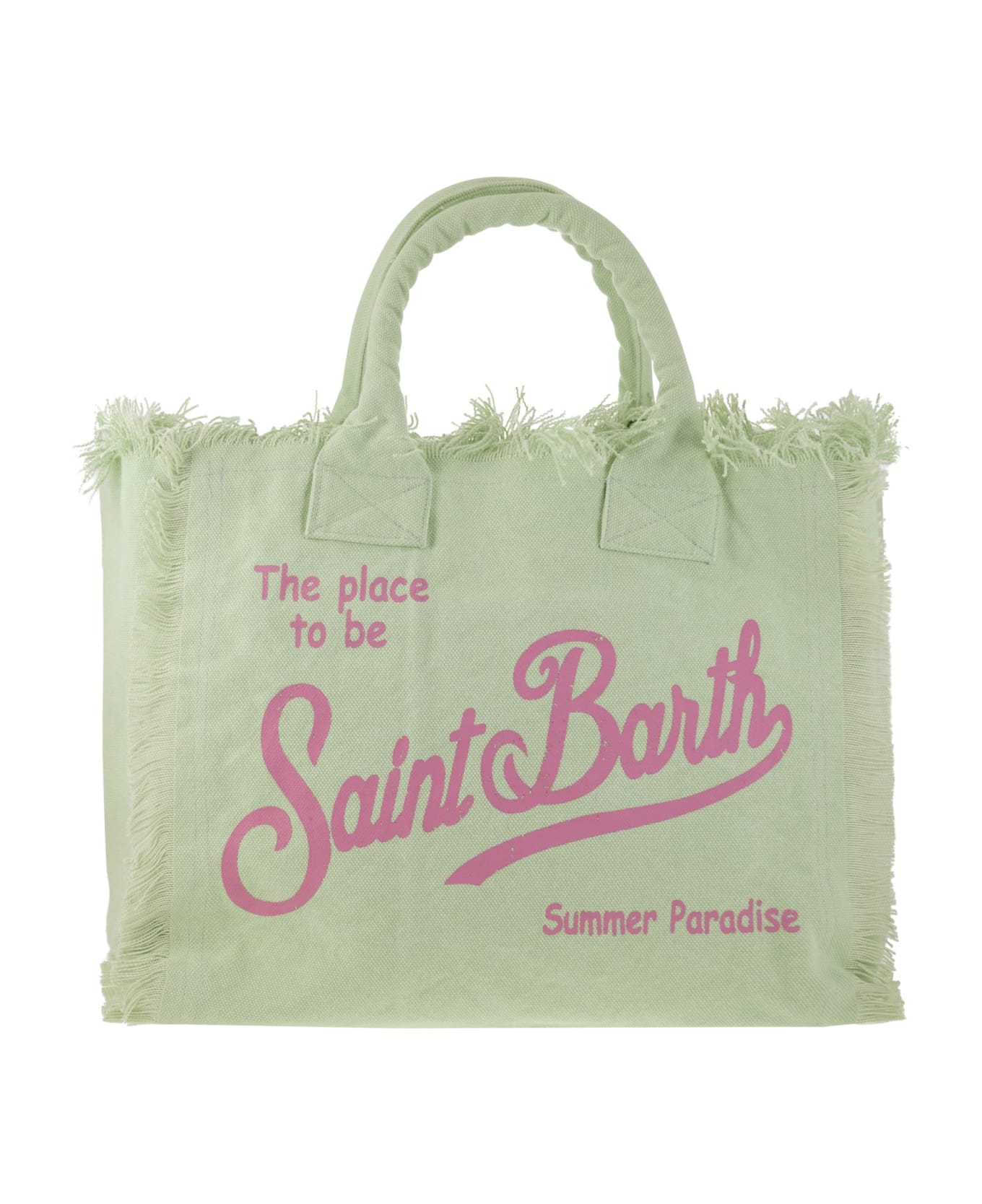 MC2 Saint Barth Vanity - Canvas Shoulder Bag - Green トートバッグ