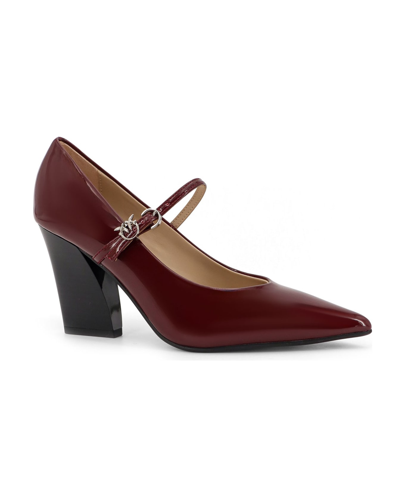 Pinko Viola 01 Patent Leather Pumps - Bordeaux