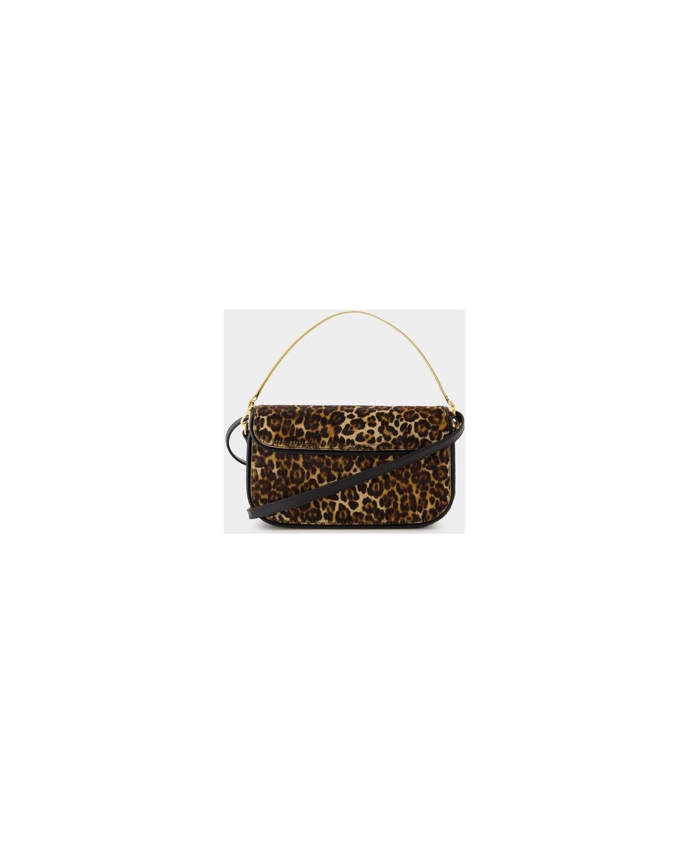 A.P.C. Grace Leopard Printed Clutch Bag - Nero