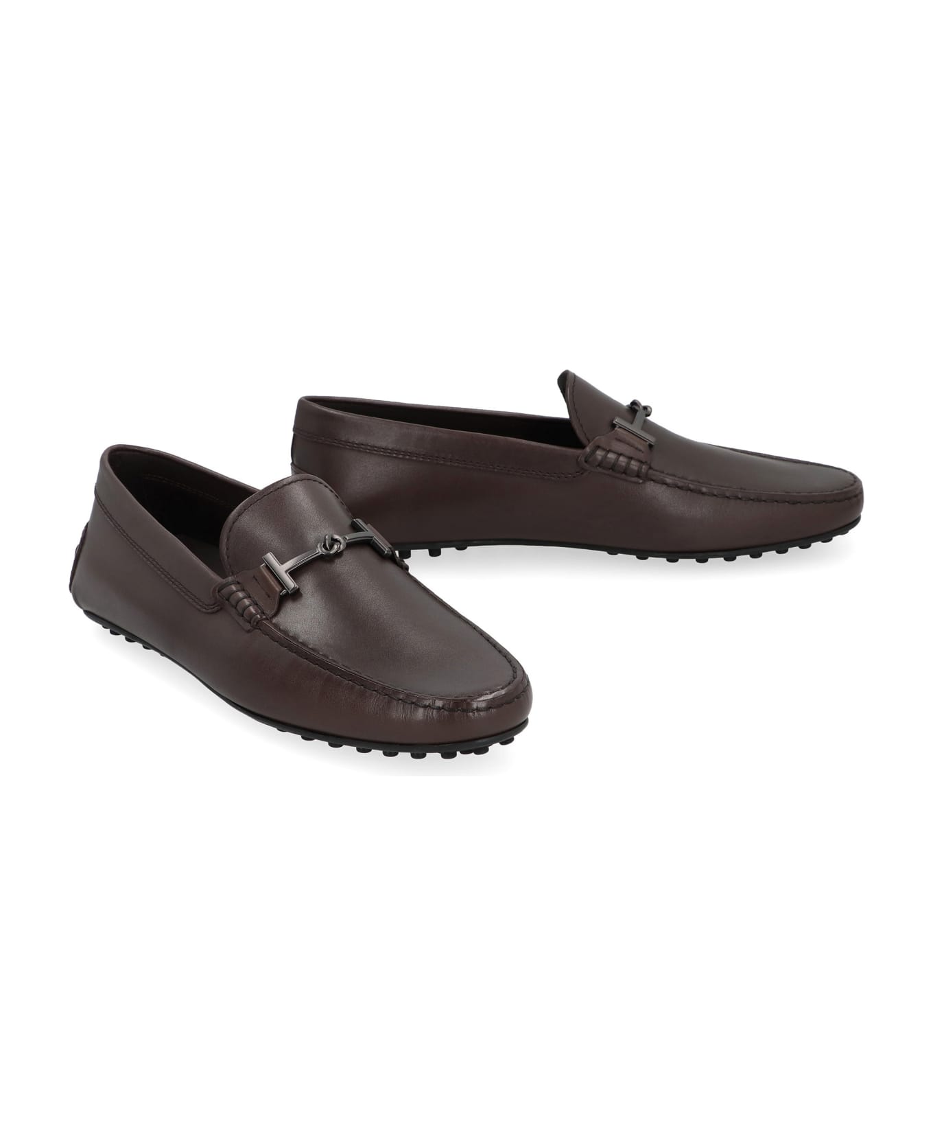 Tod's Leather Loafers - brown ローファー＆デッキシューズ