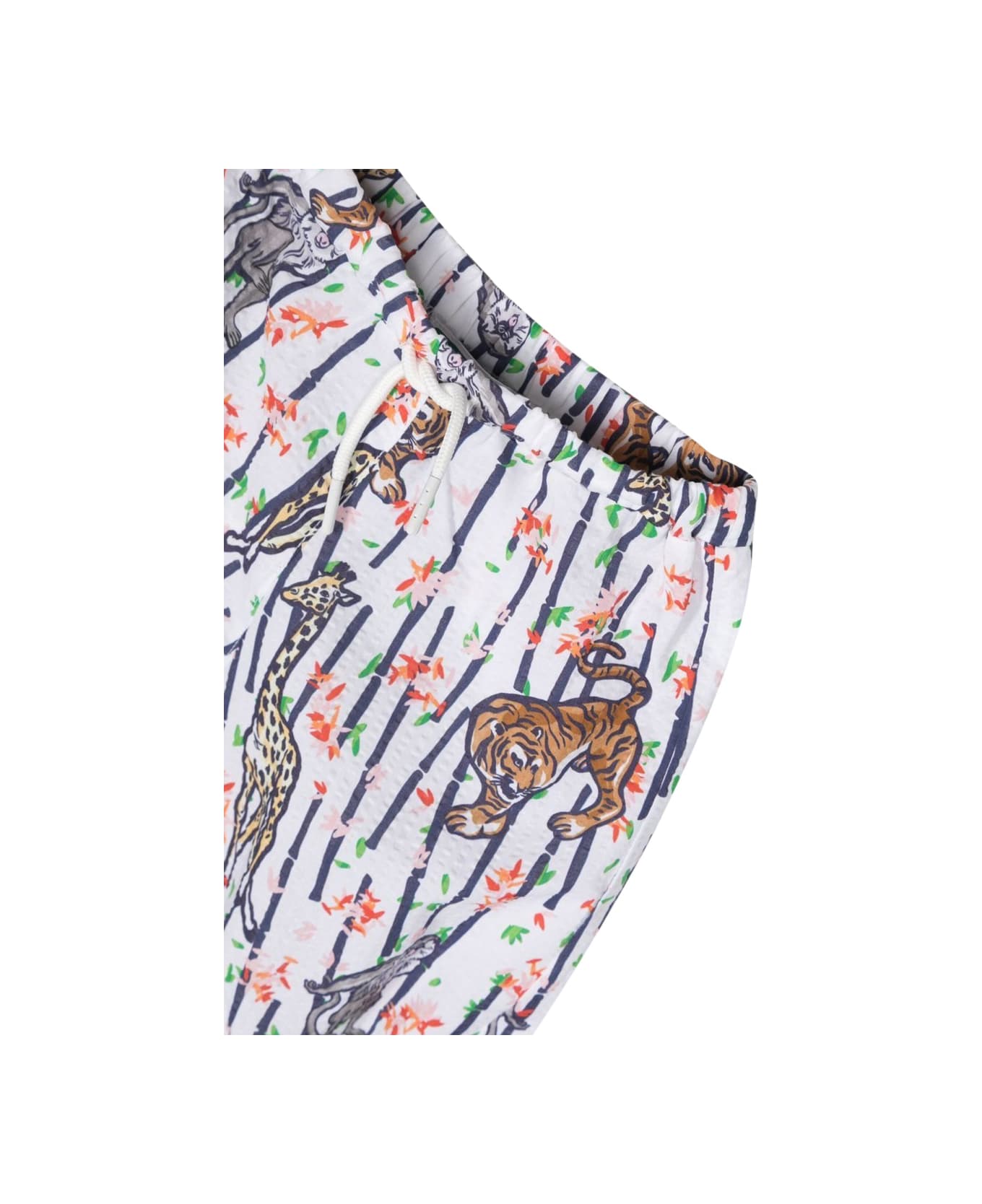 Kenzo Mc T-shirt And Fancy Pants Set - PINK