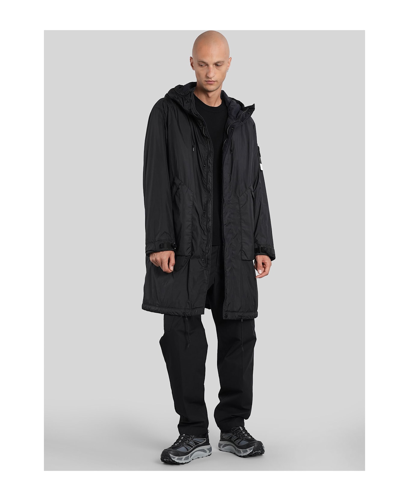 Stone Island In Black Polyamide - black