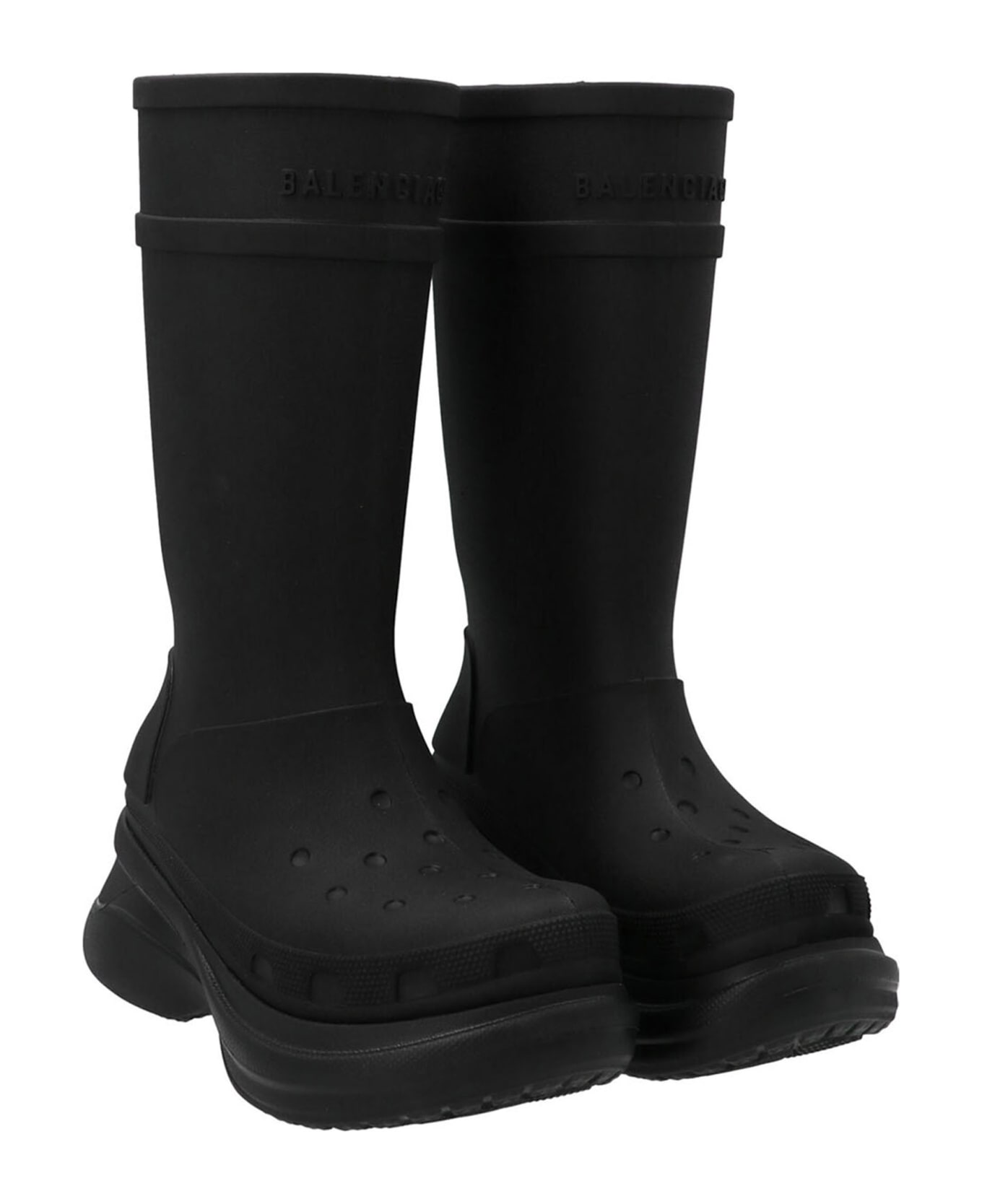 Balenciaga X Crocs Boots - Black