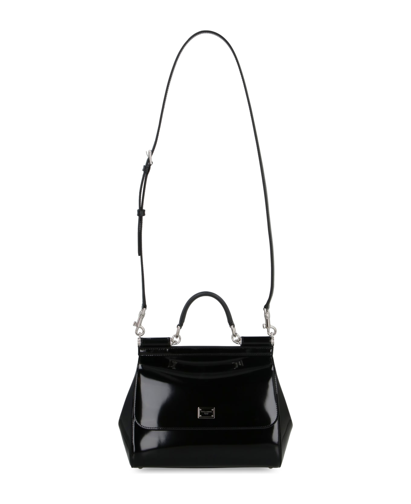 Dolce & Gabbana Kim Dolce&gabbana - Sicily Leather Handbag - black