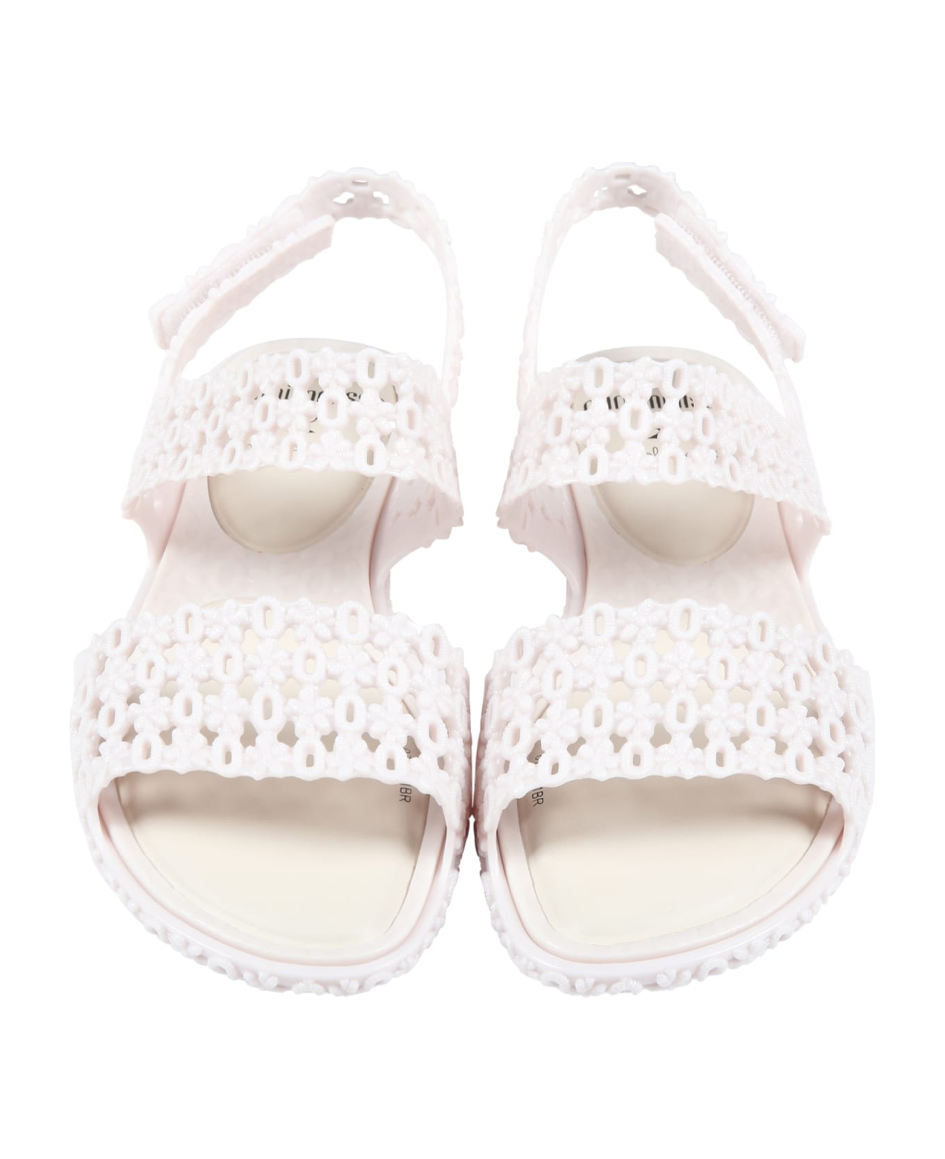 Melissa Ivory Sandals For Girl - Ivory