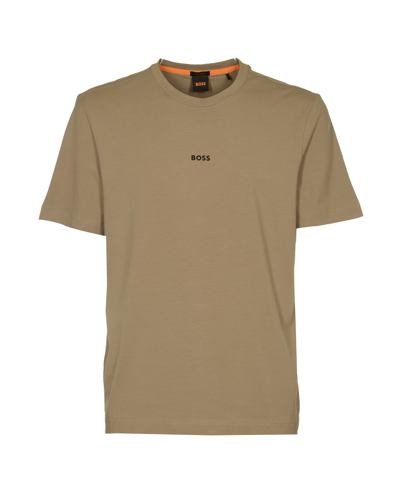 Hugo Boss Logo Classic T-shirt - Open Brown