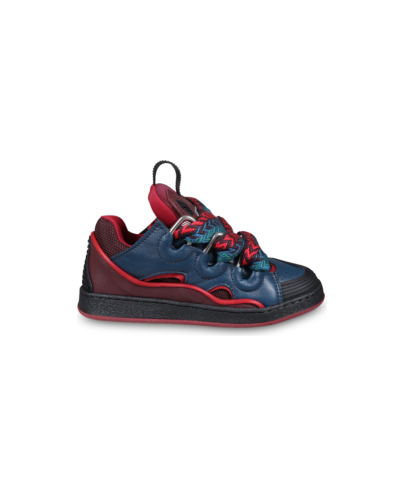 スニーカー LANVIN Men Sneakers FUSKDK12 DRAGP2529 Blue Leather Curb Sneakers | Lanvin