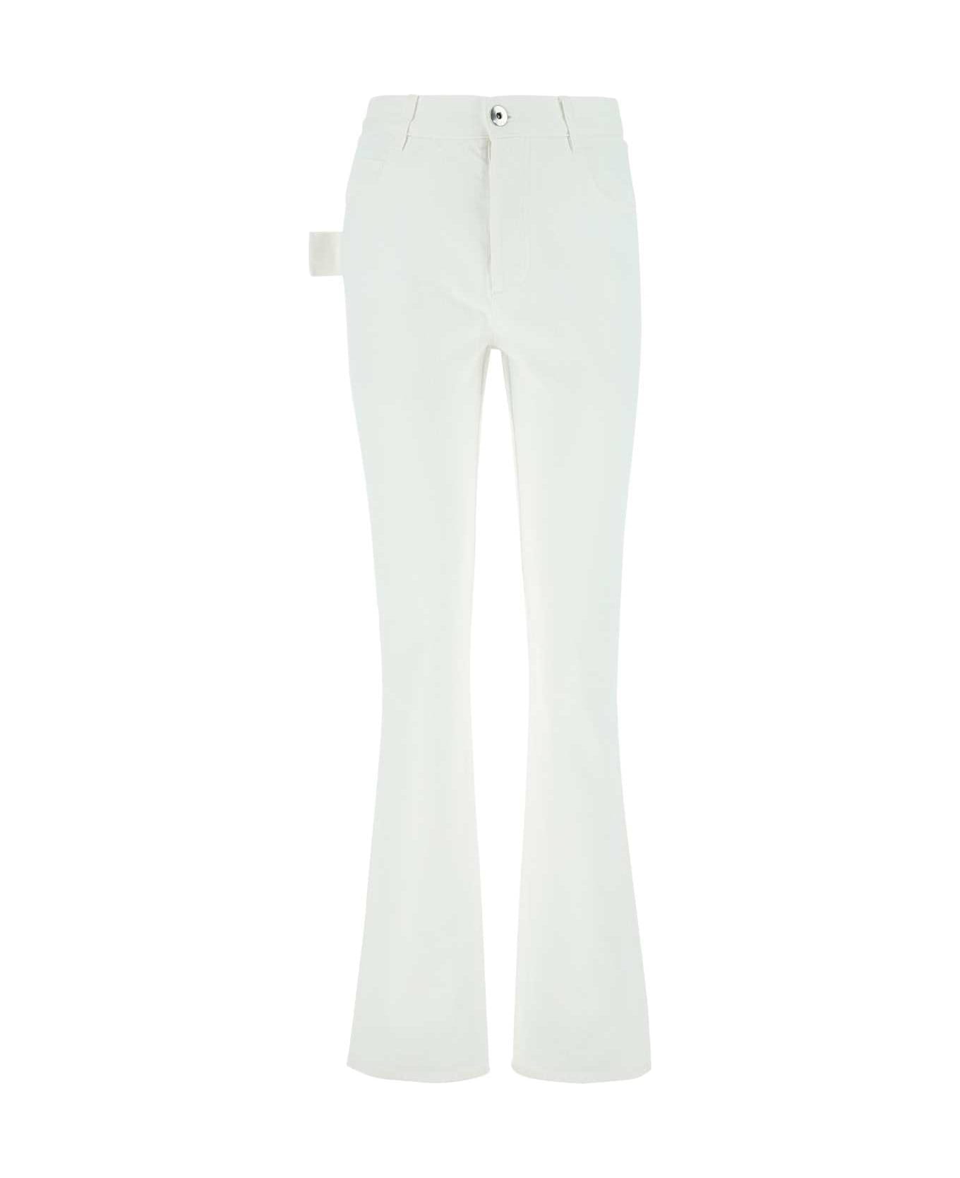 Bottega Veneta White Denim Jeans - 9000 ボトムス