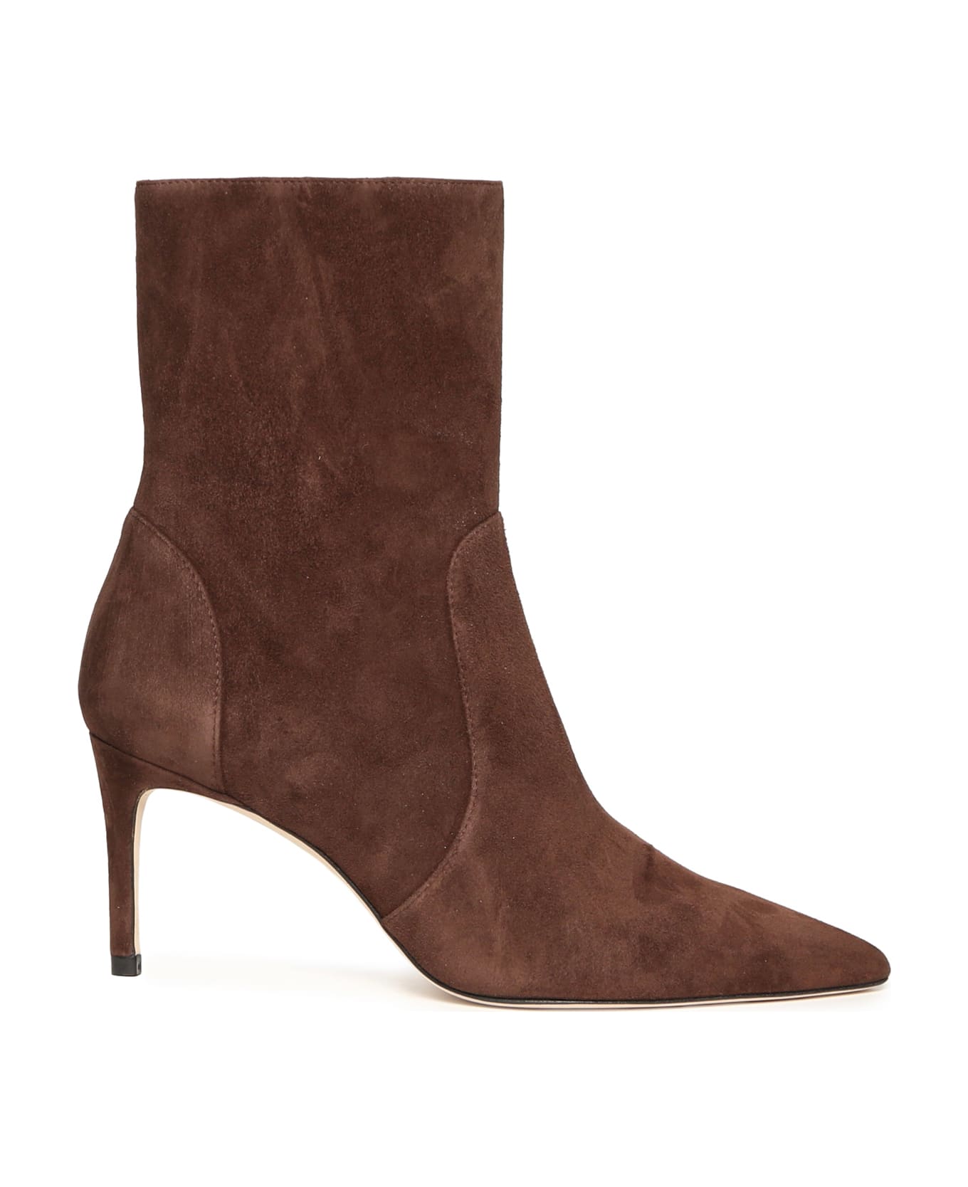 Stuart Weitzman Stuart Power Suede Ankle Boot - Walnut