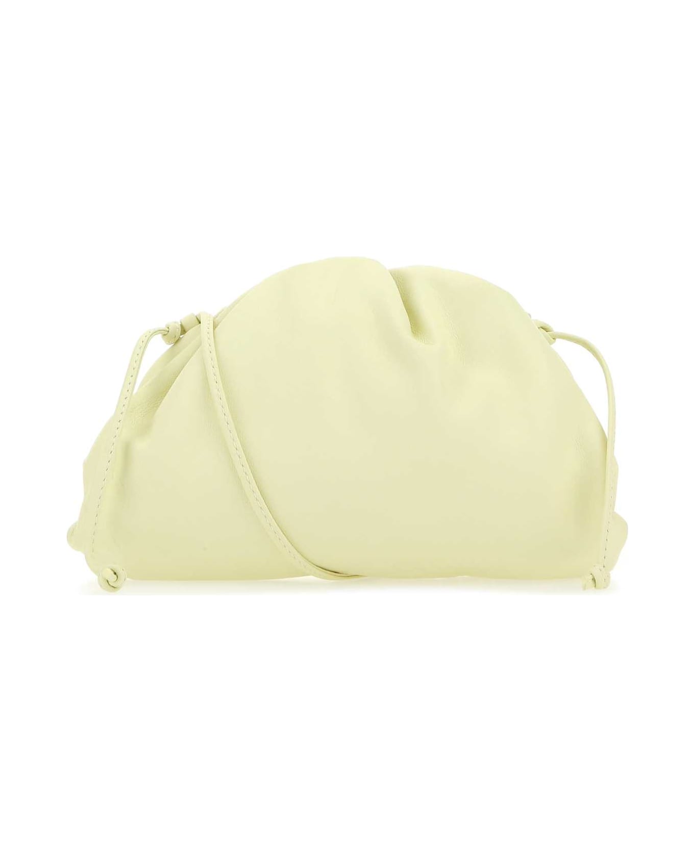 Bottega Veneta Pastel Yellow Nappa Leather Mini Pouch Clutch - 7405