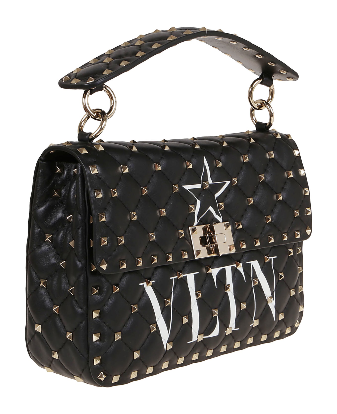 Valentino Spike Medium Shoulder Bag