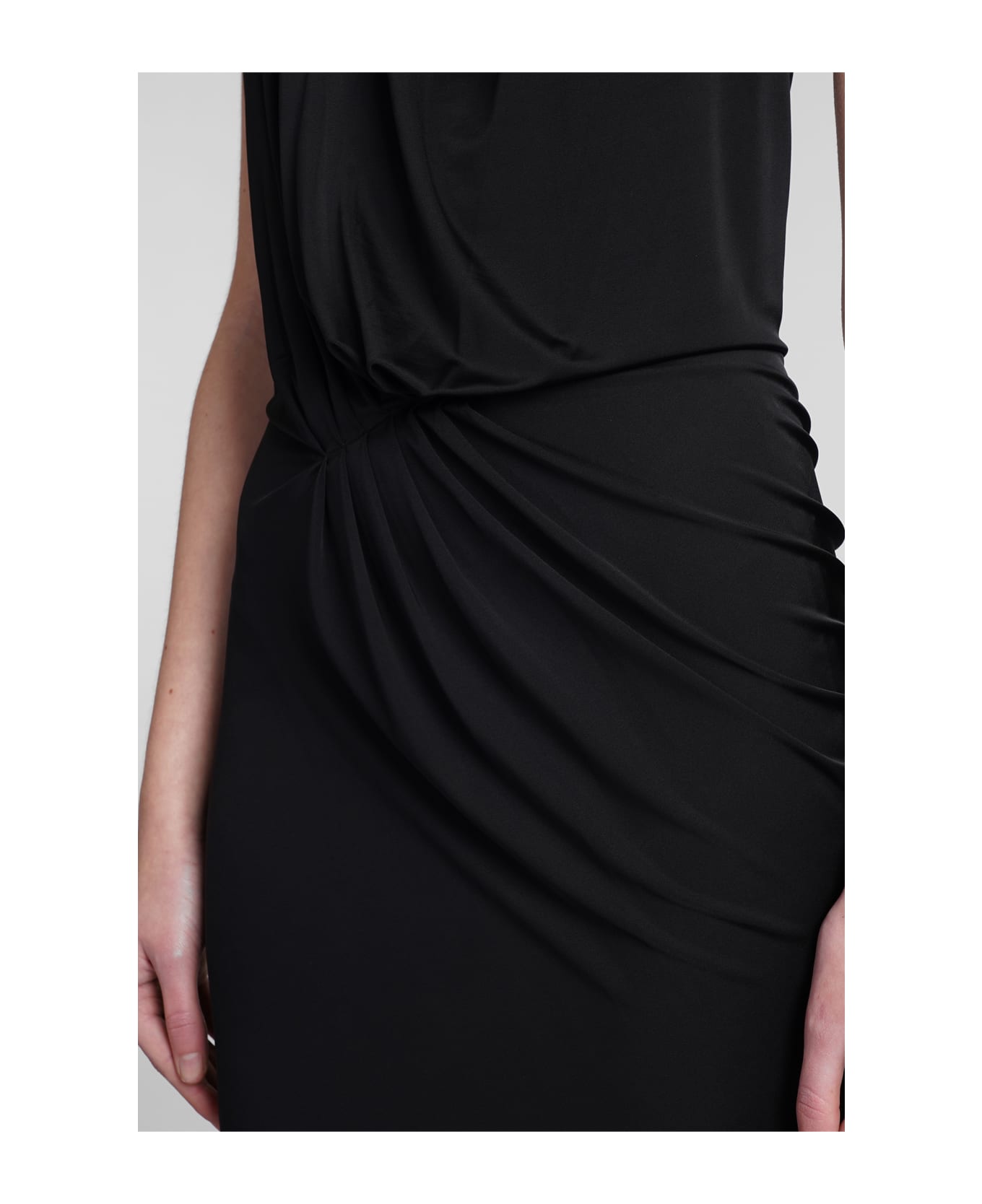 Alexandre Vauthier Dress In Black Viscose - black