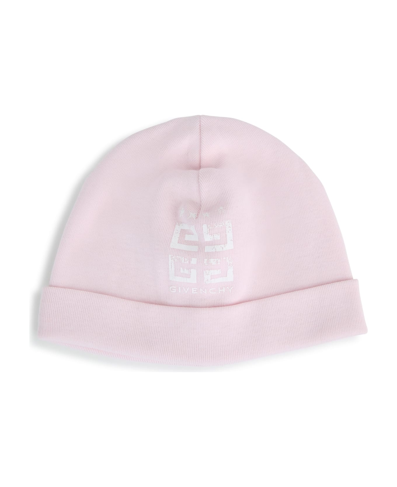 Givenchy Set Of Two Caps With 4g Print - Pink