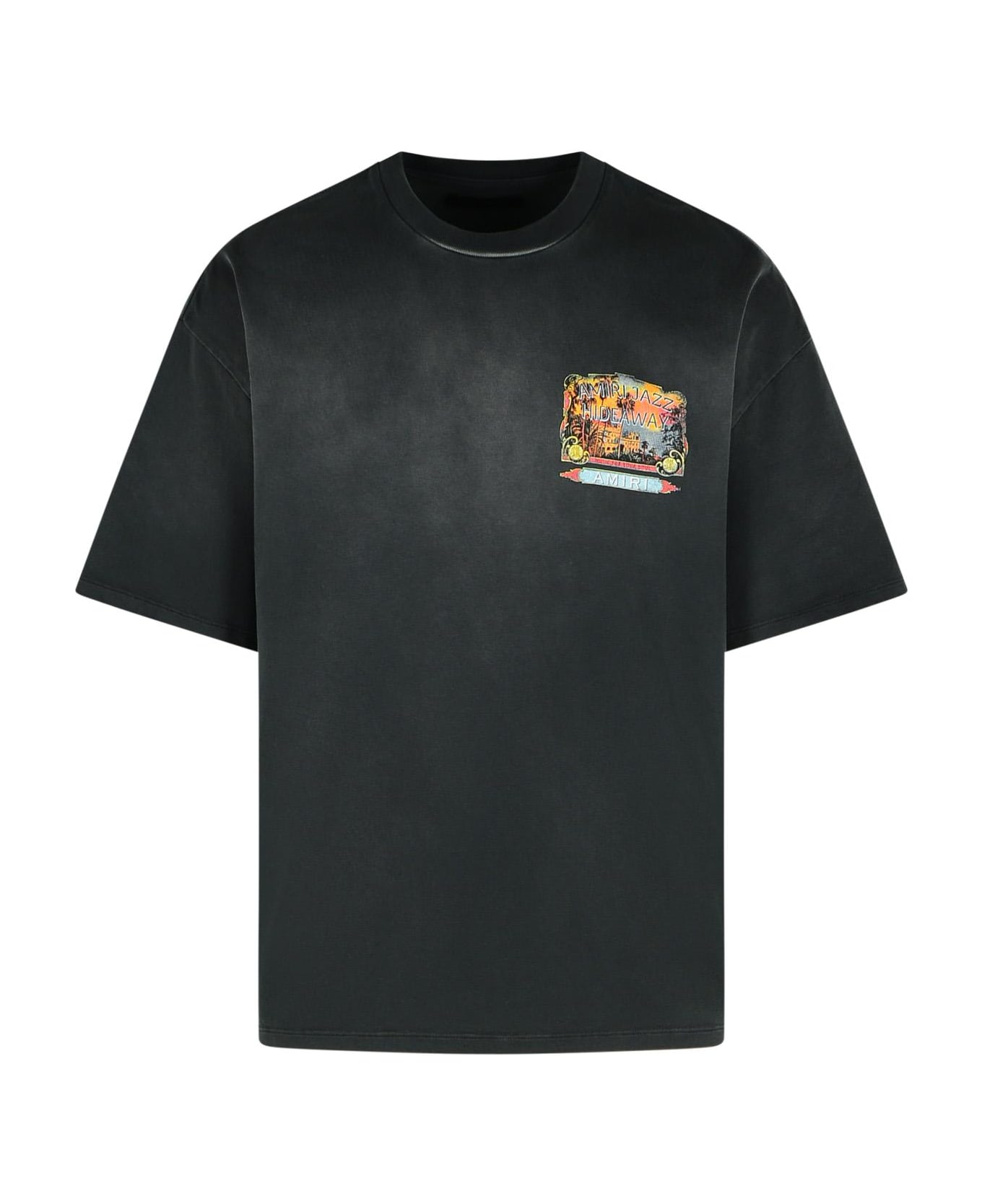 AMIRI 
amiri Jazz
 Black Cotton T-shirt - Black