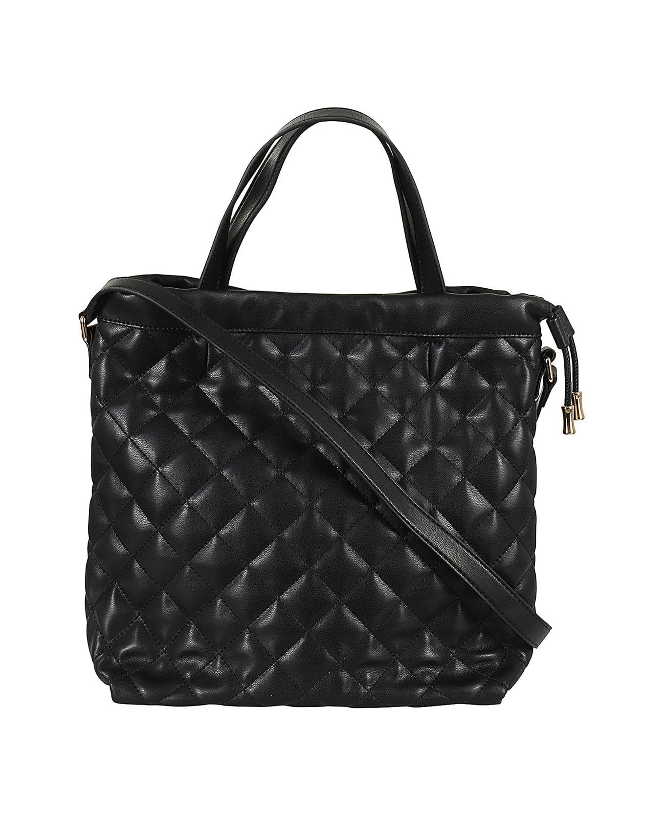 A.P.C. Ninon Quilted Shopping Bag - LZZ BLACK