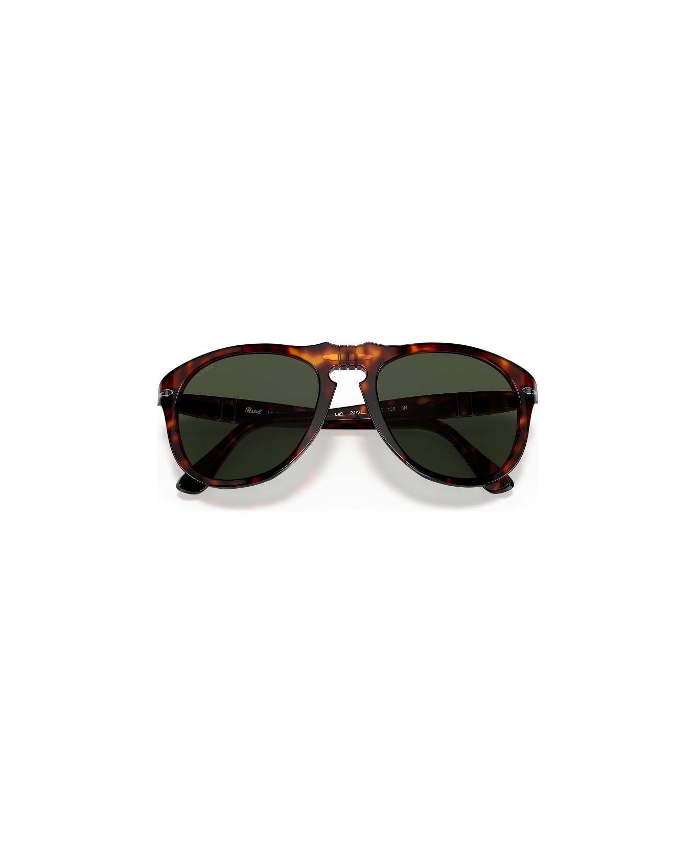 Persol PO0649S 24/31 Sunglasses - Tartarugato lenti green