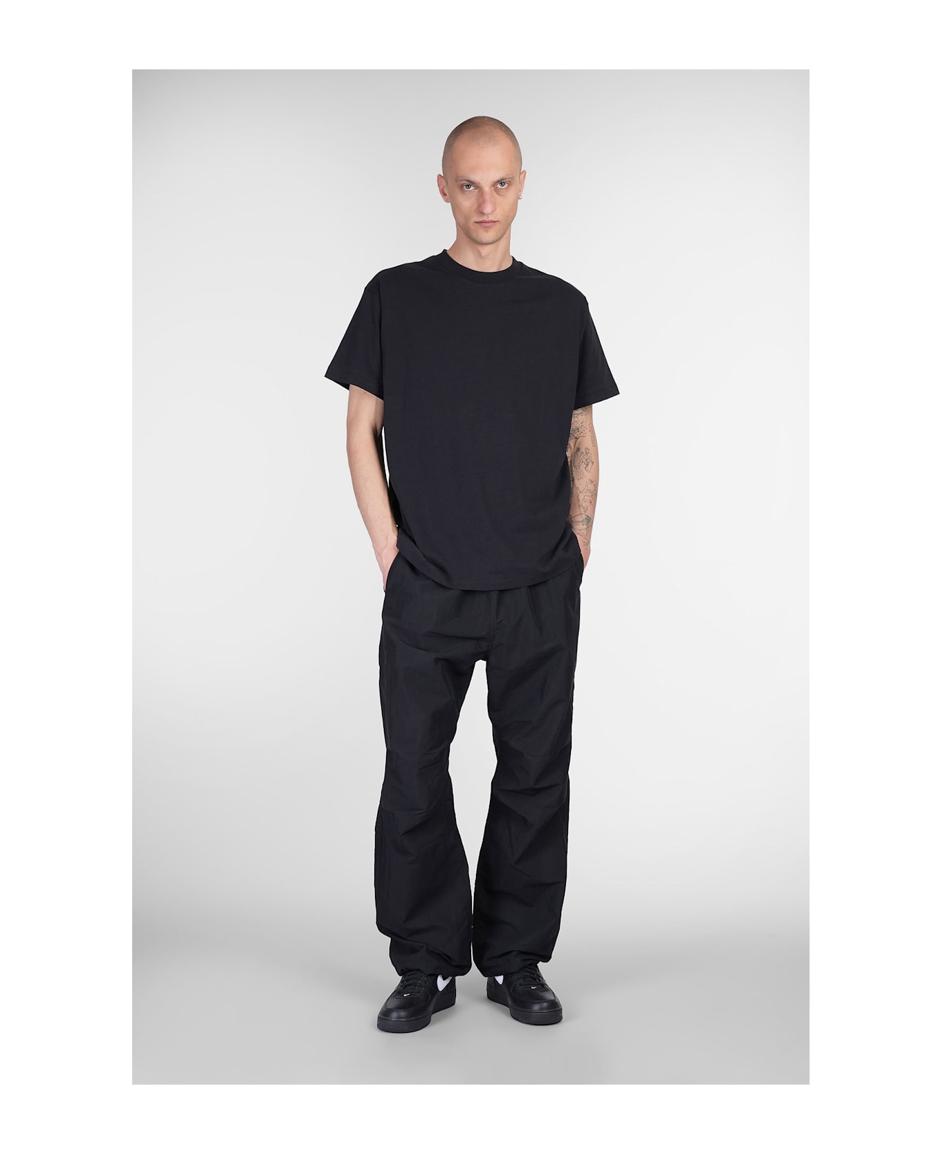 John Elliott T-shirt In Black Cotton - black