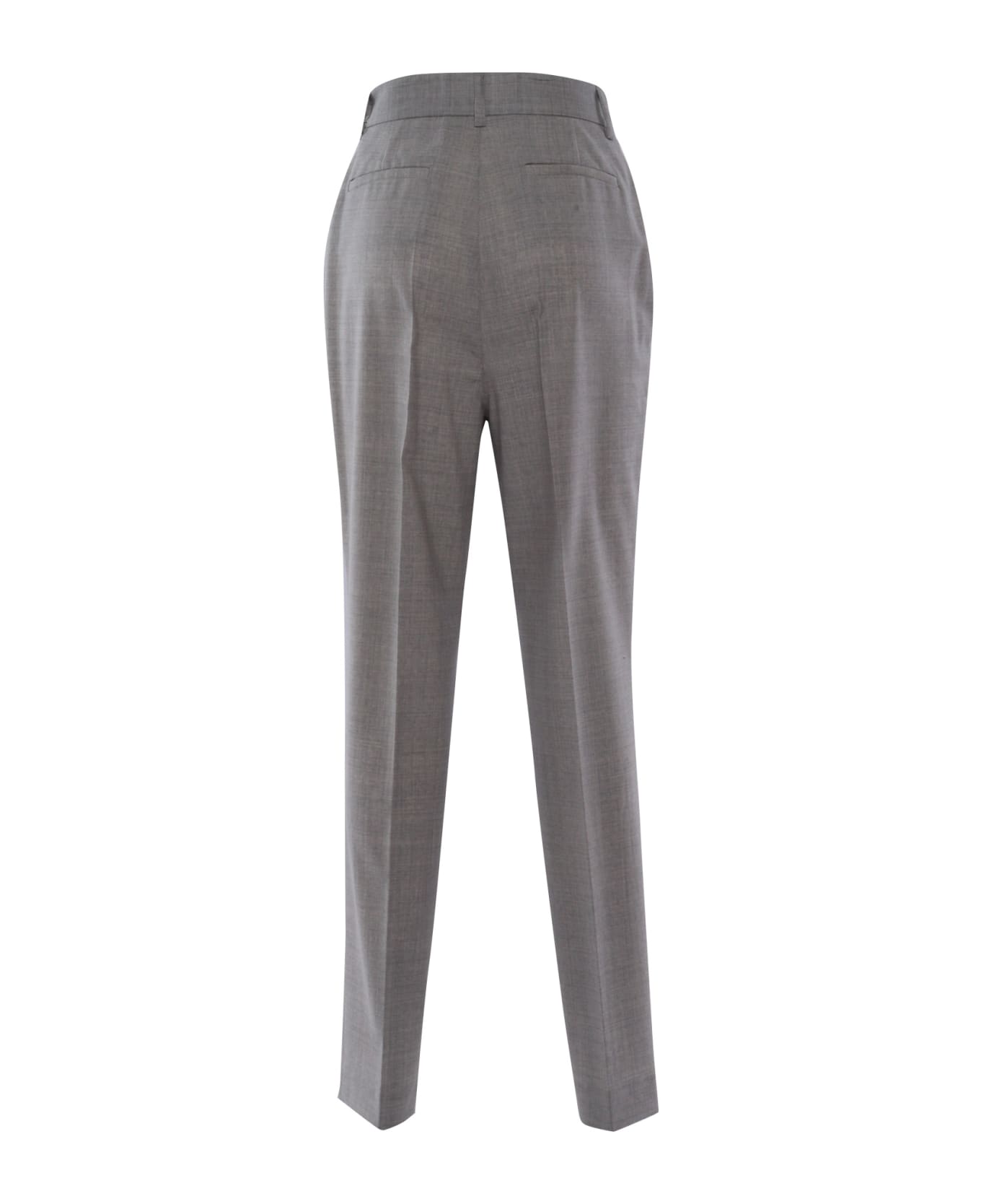 Parosh Grey Elegant Trousers - GREY