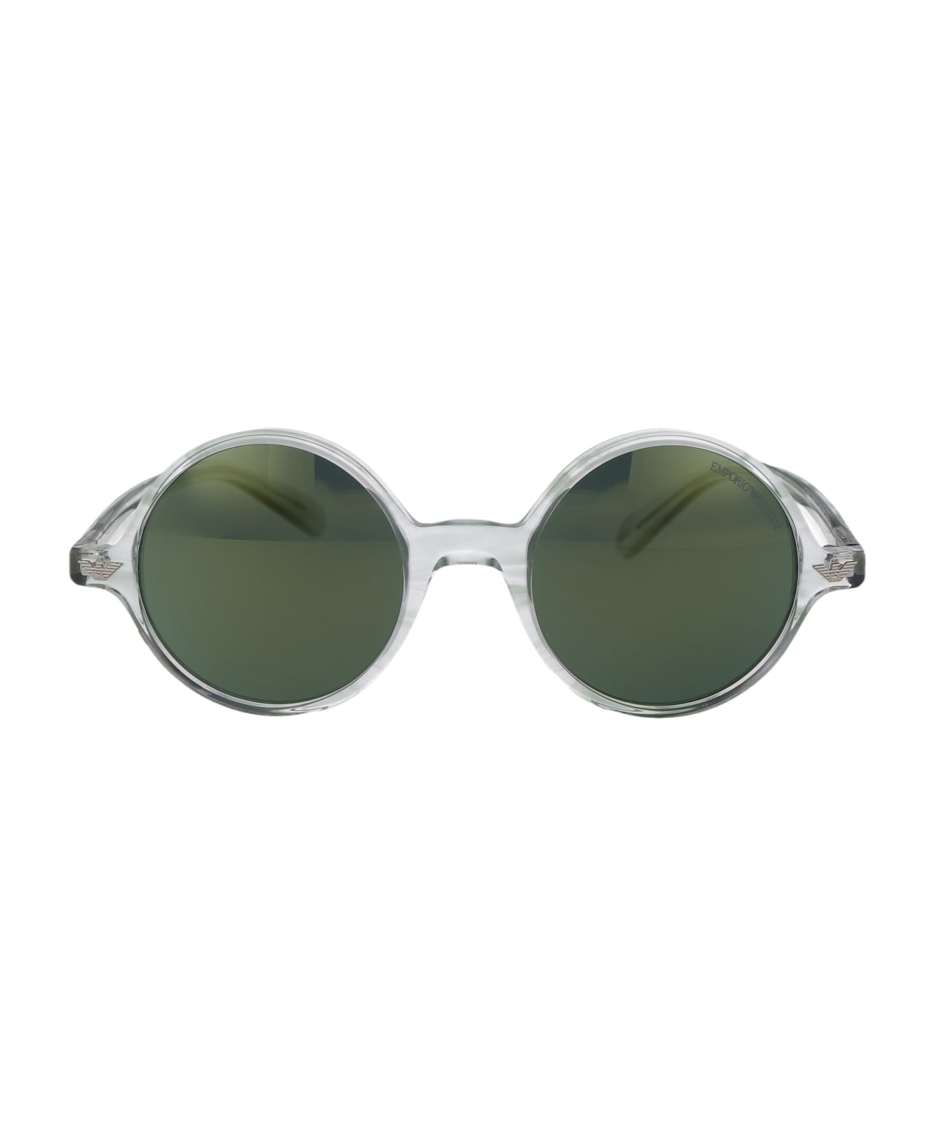Emporio Armani 0ea 501m Sunglasses - 60216R Crystal Striped Green
